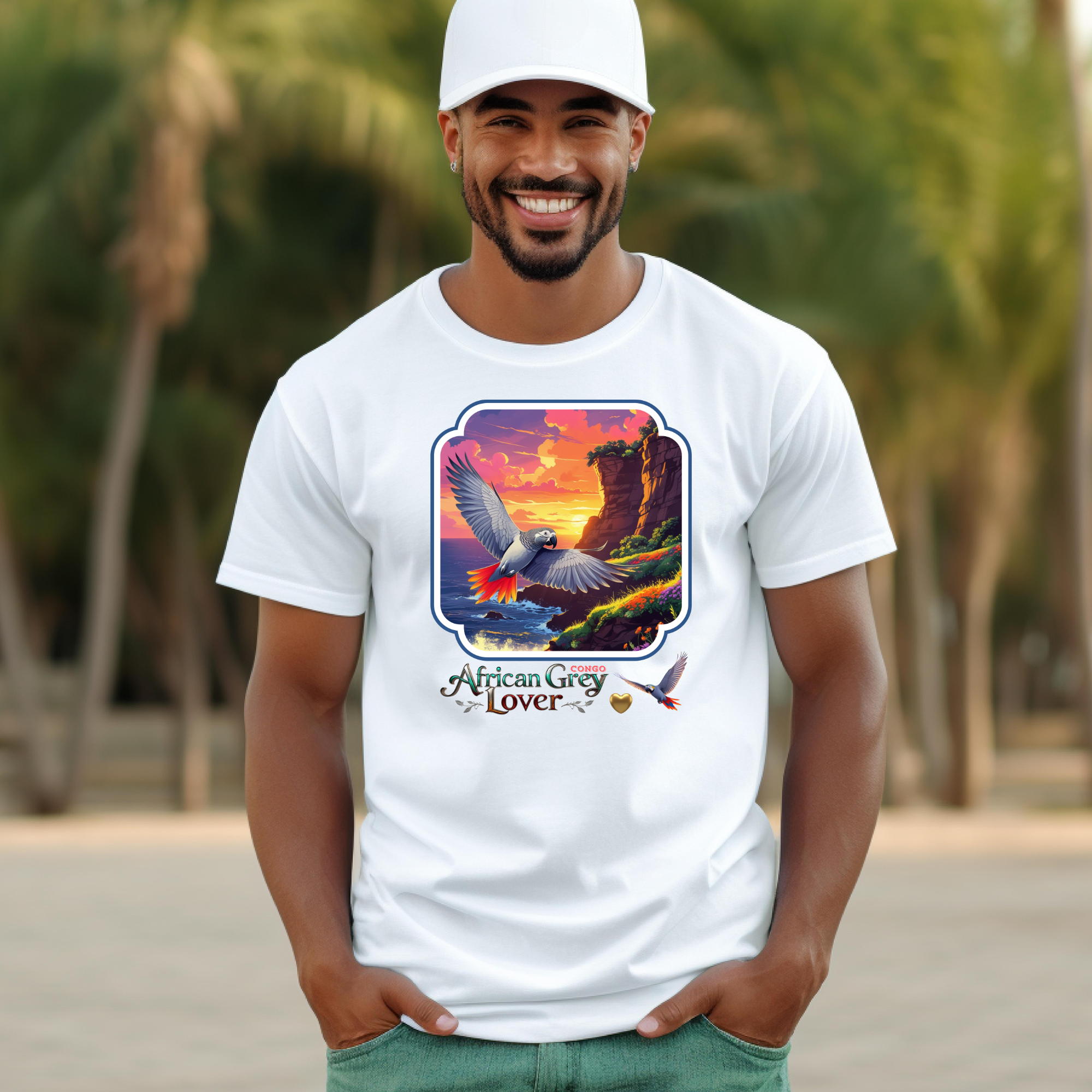 African Grey Congo Lover T-Shirt