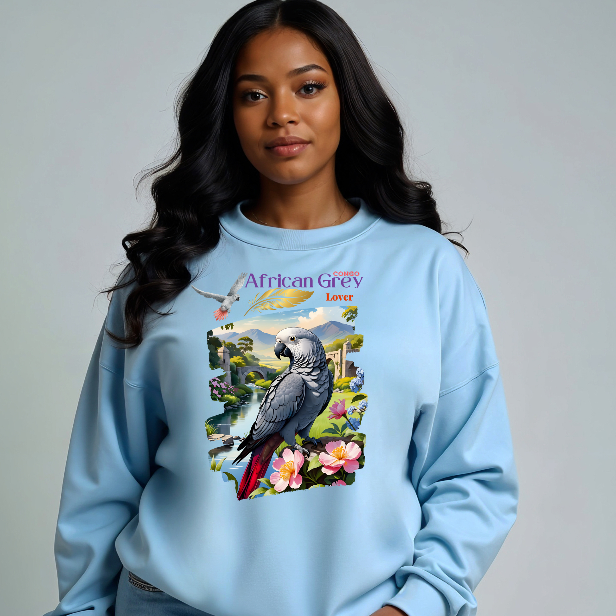 African Grey Congo Lover Sweatshirt
