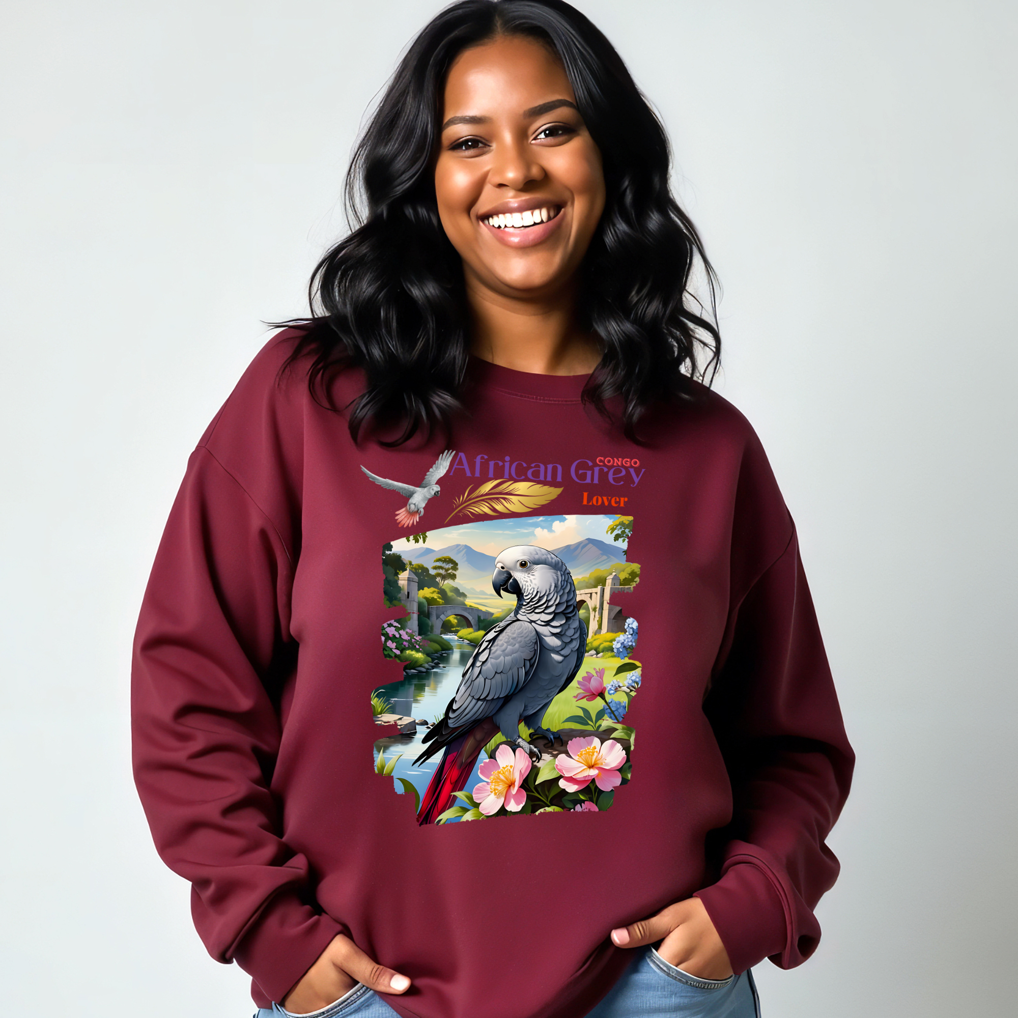 African Grey Congo Lover Sweatshirt