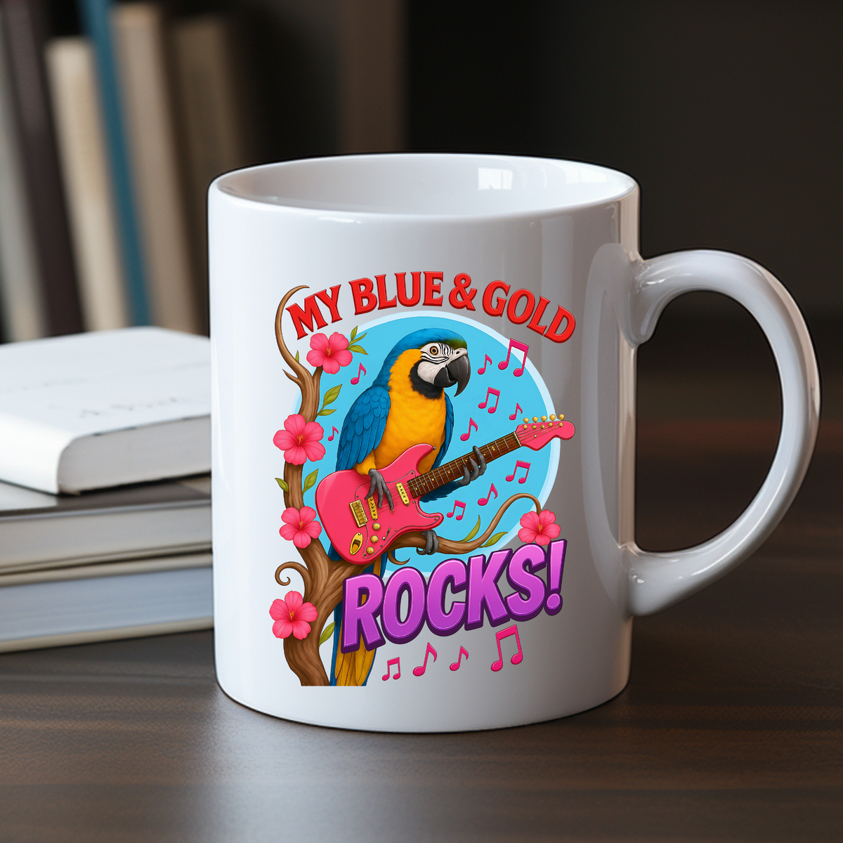 My Blue & Gold Rocks Mug