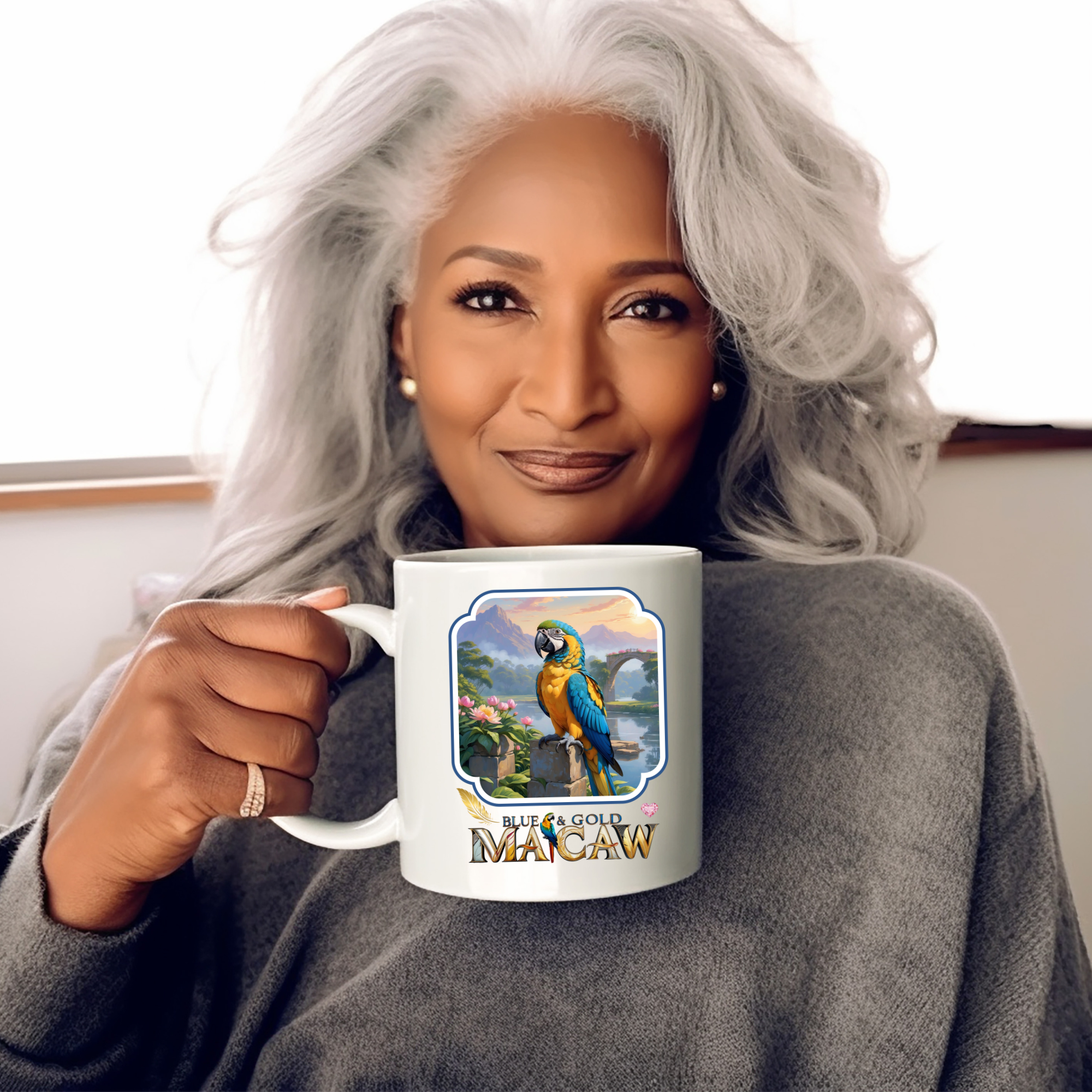 Blue & Gold Macaw Nature Mug