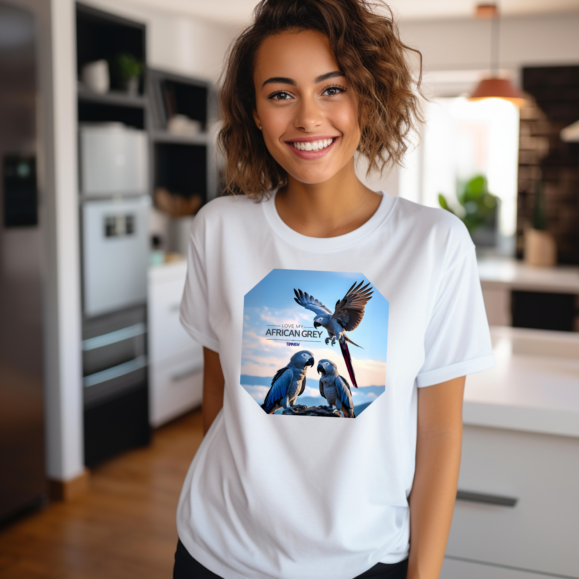 Love My African Grey Timneh T-Shirt