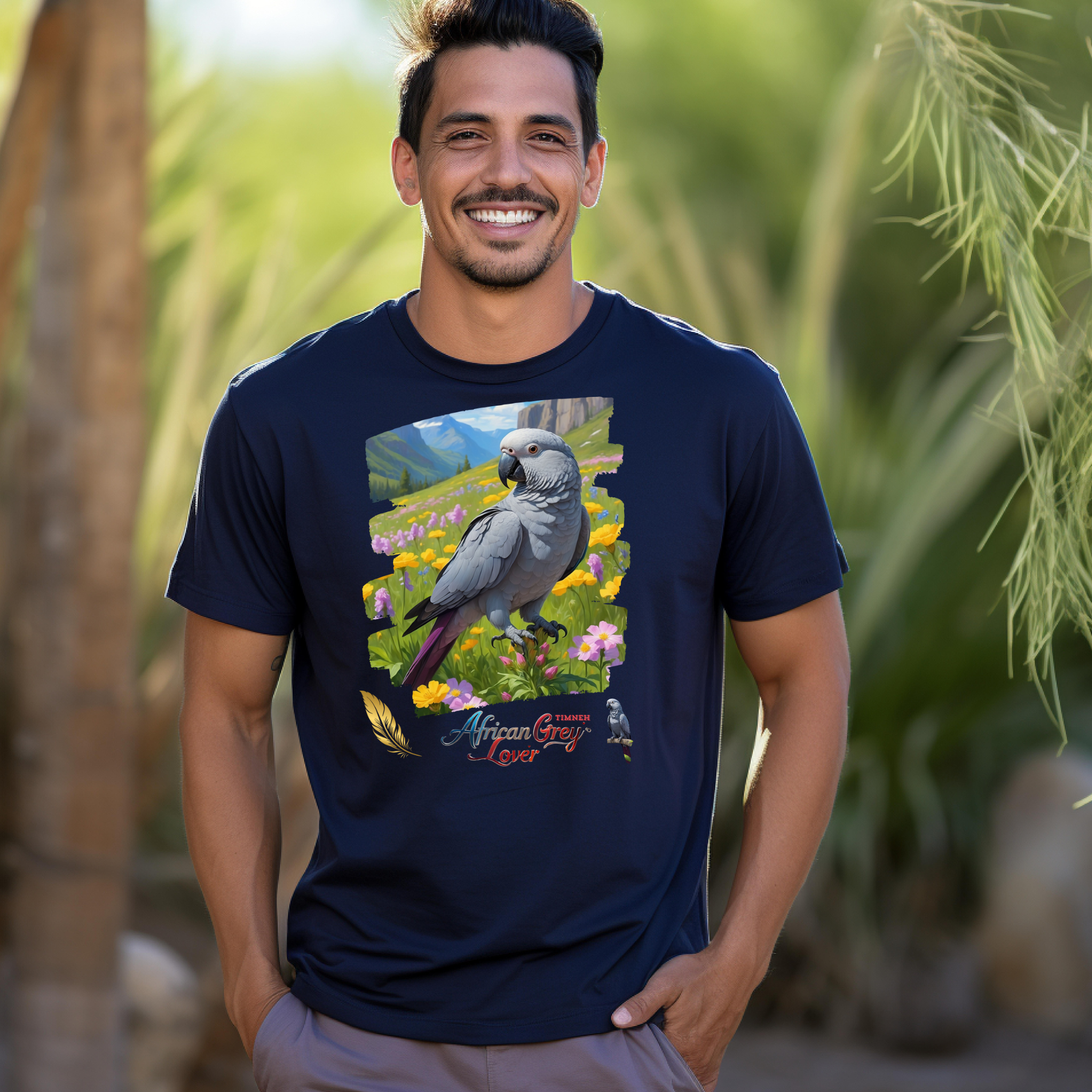 African Grey Timneh Lover T-Shirt