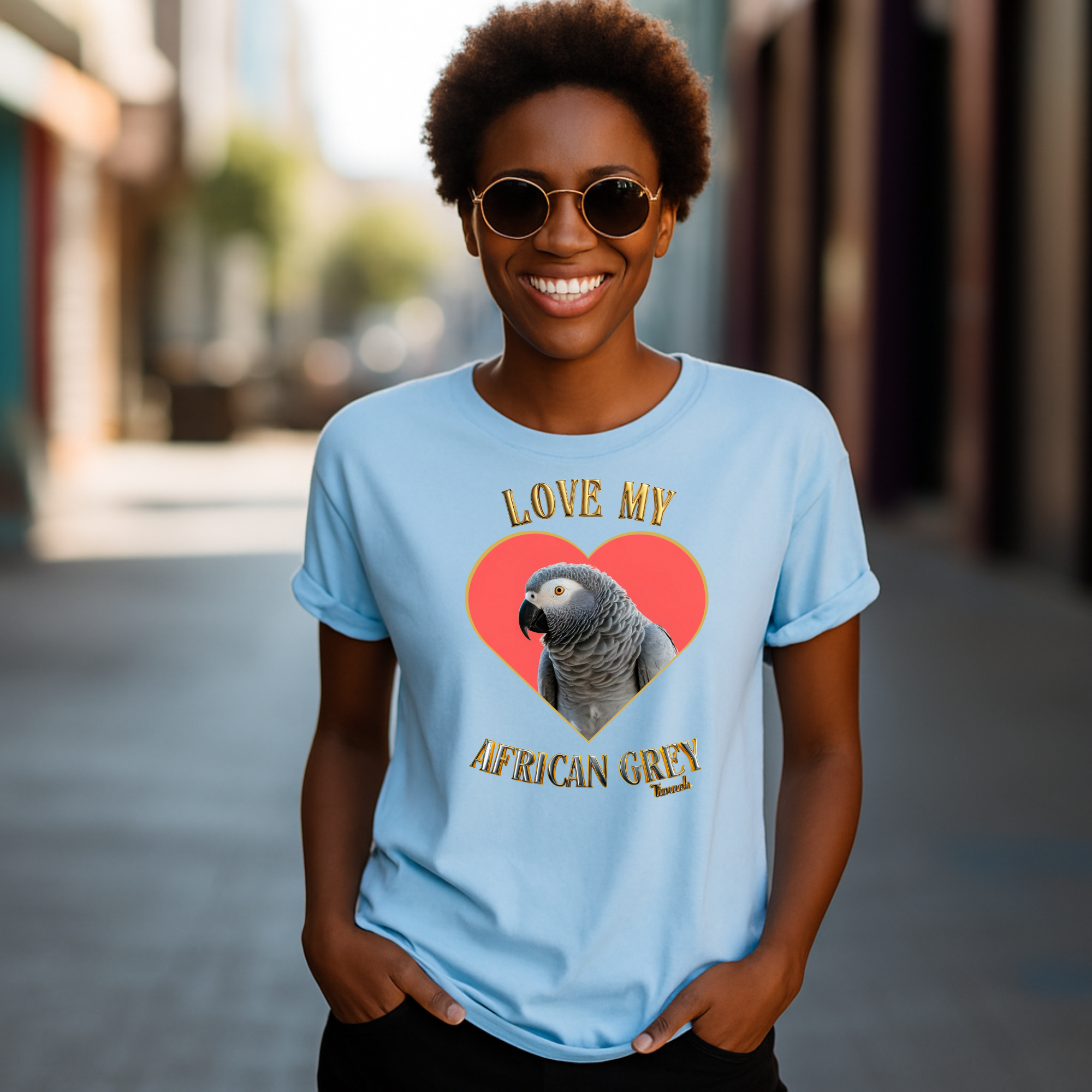 Love My African Grey Timneh T-Shirt