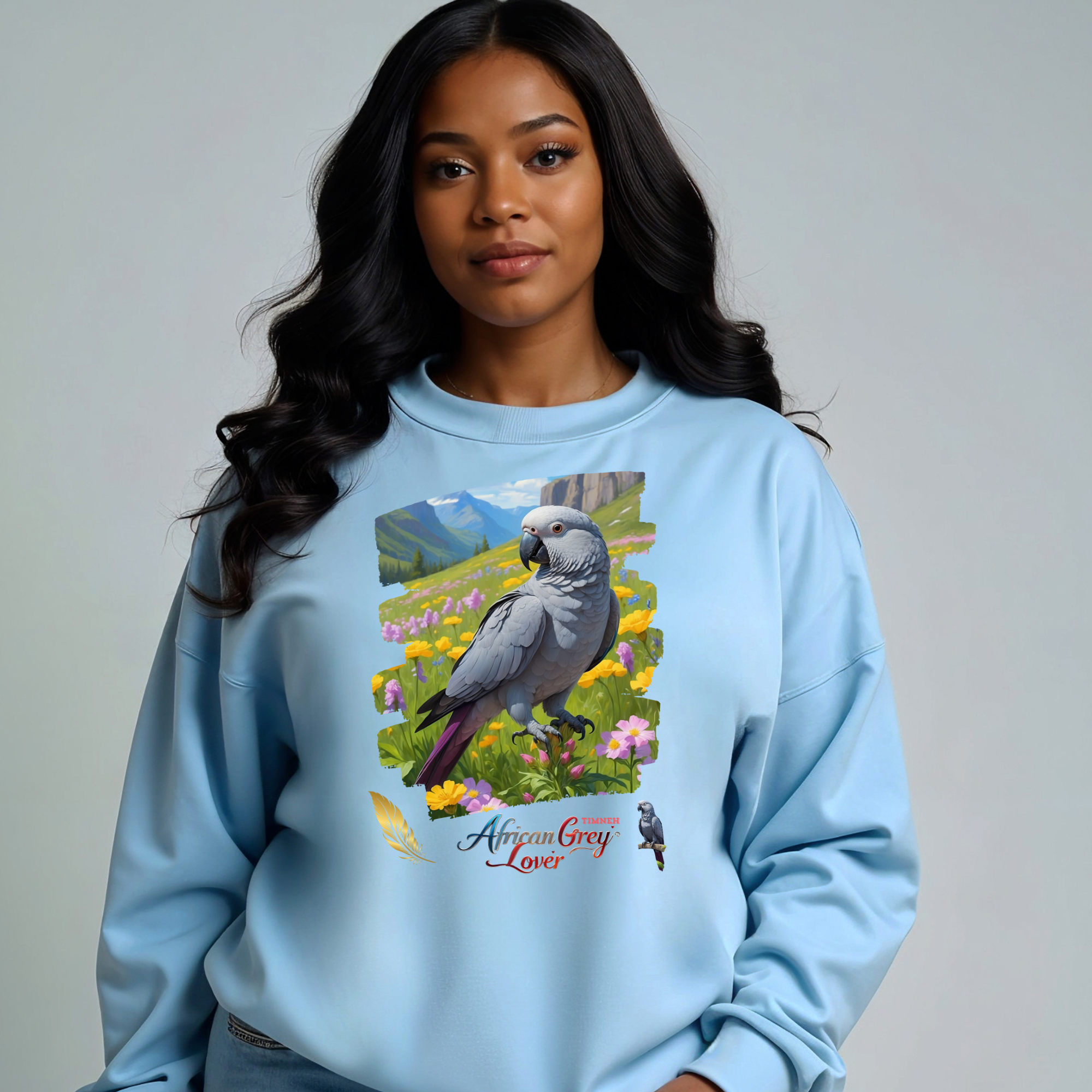 African Grey Timneh Lover Sweatshirt