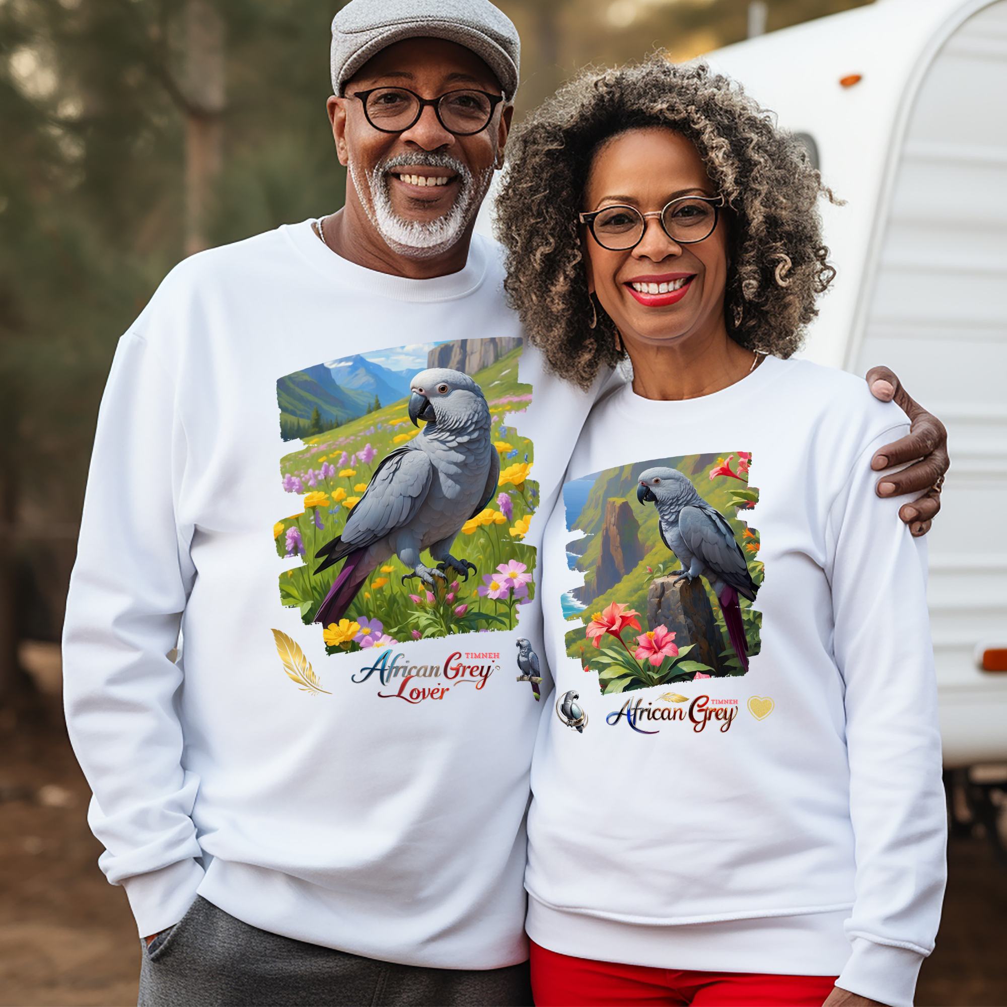 African Grey Timneh Lover Sweatshirt