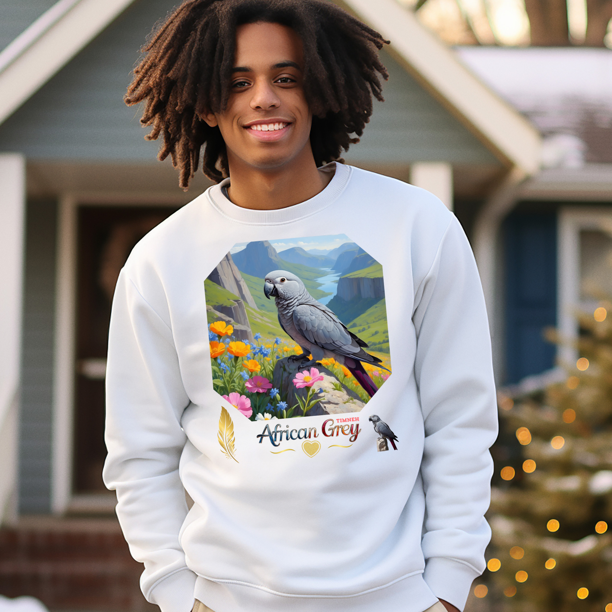 African Grey Timneh Valley Sweatshirt