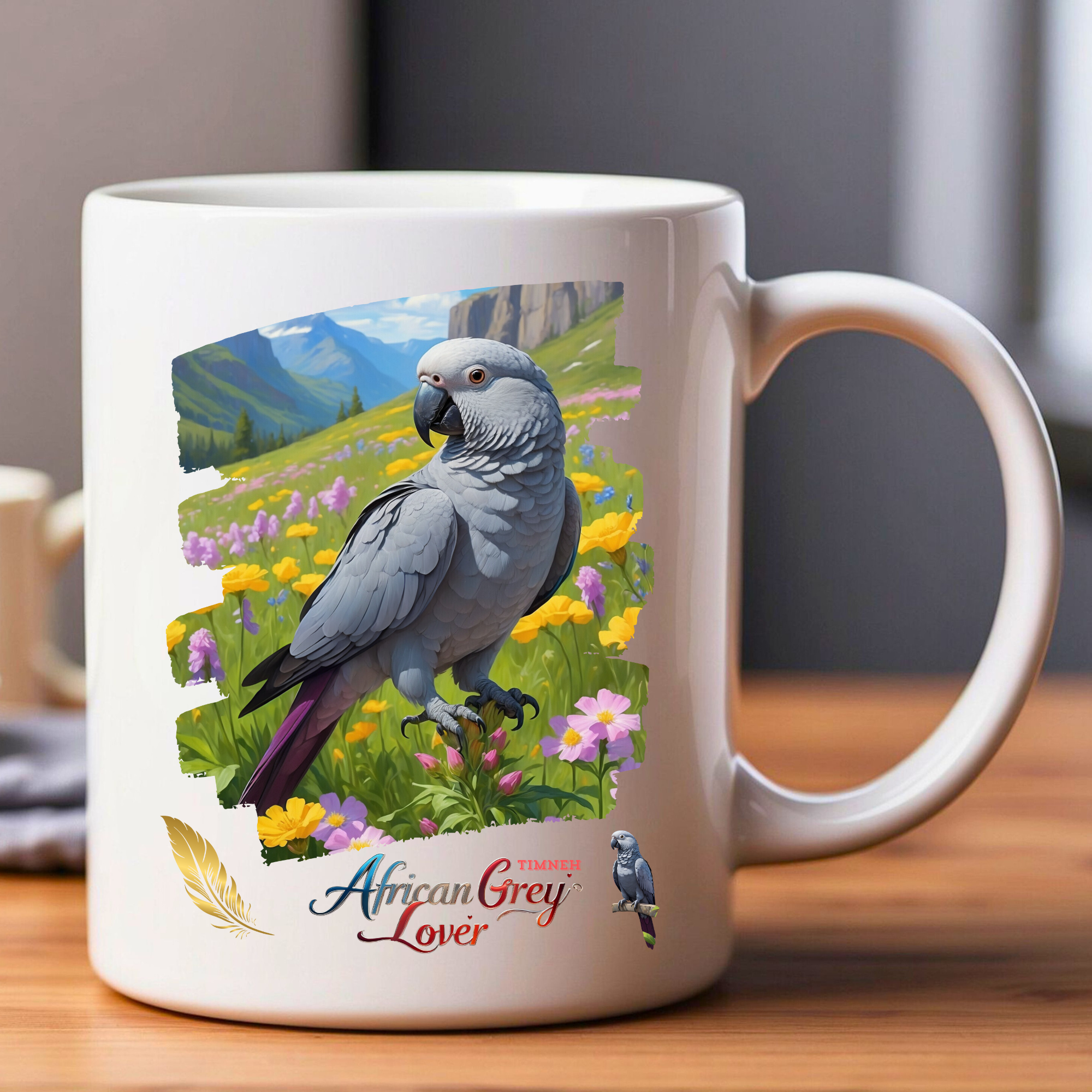 African Grey Timneh Lover Mug