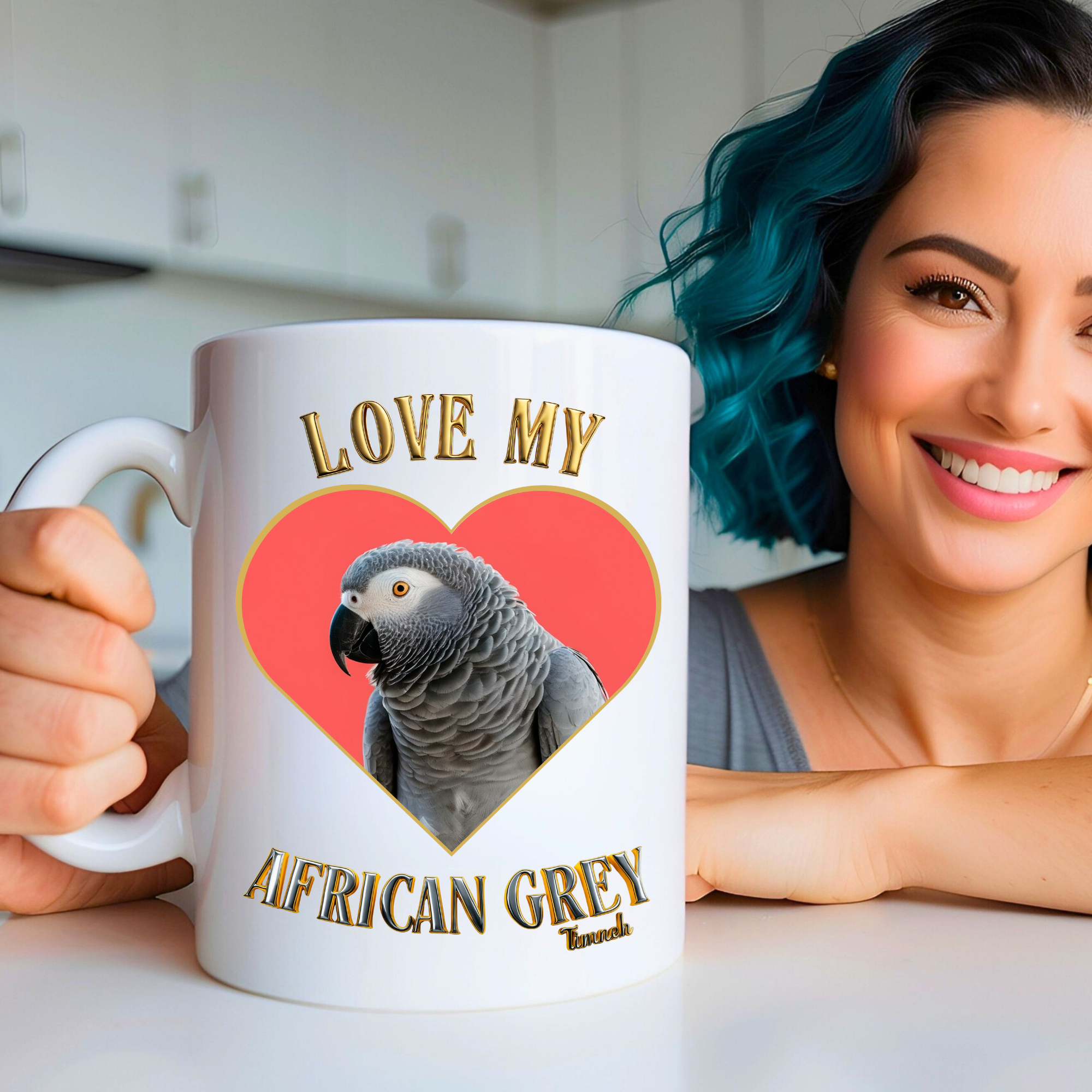 African Grey Timneh Mug