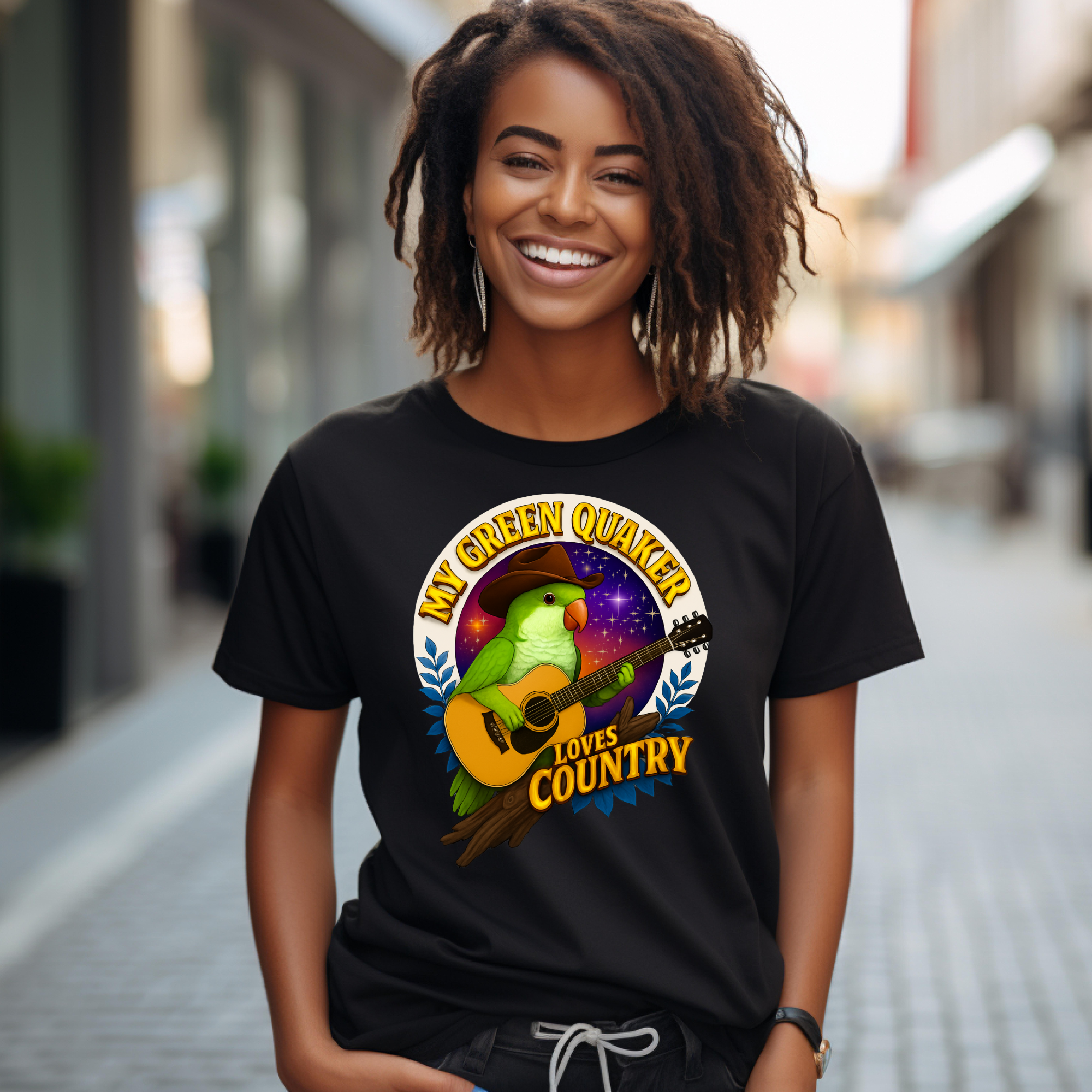 Green Quaker Loves Country T-Shirt