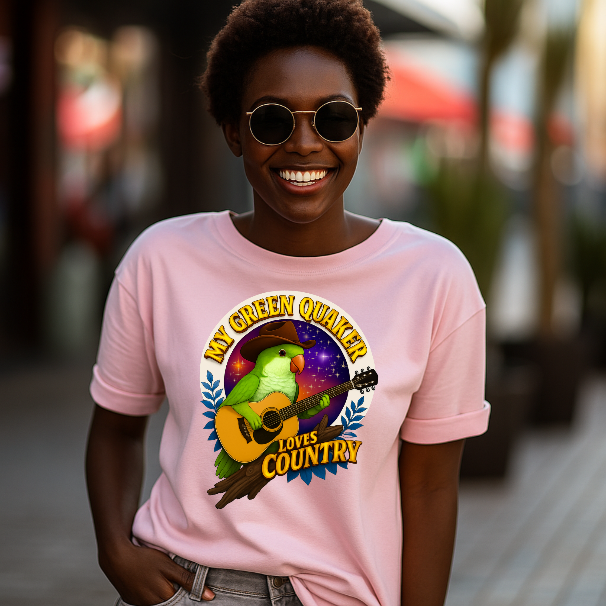 Green Quaker Loves Country T-Shirt