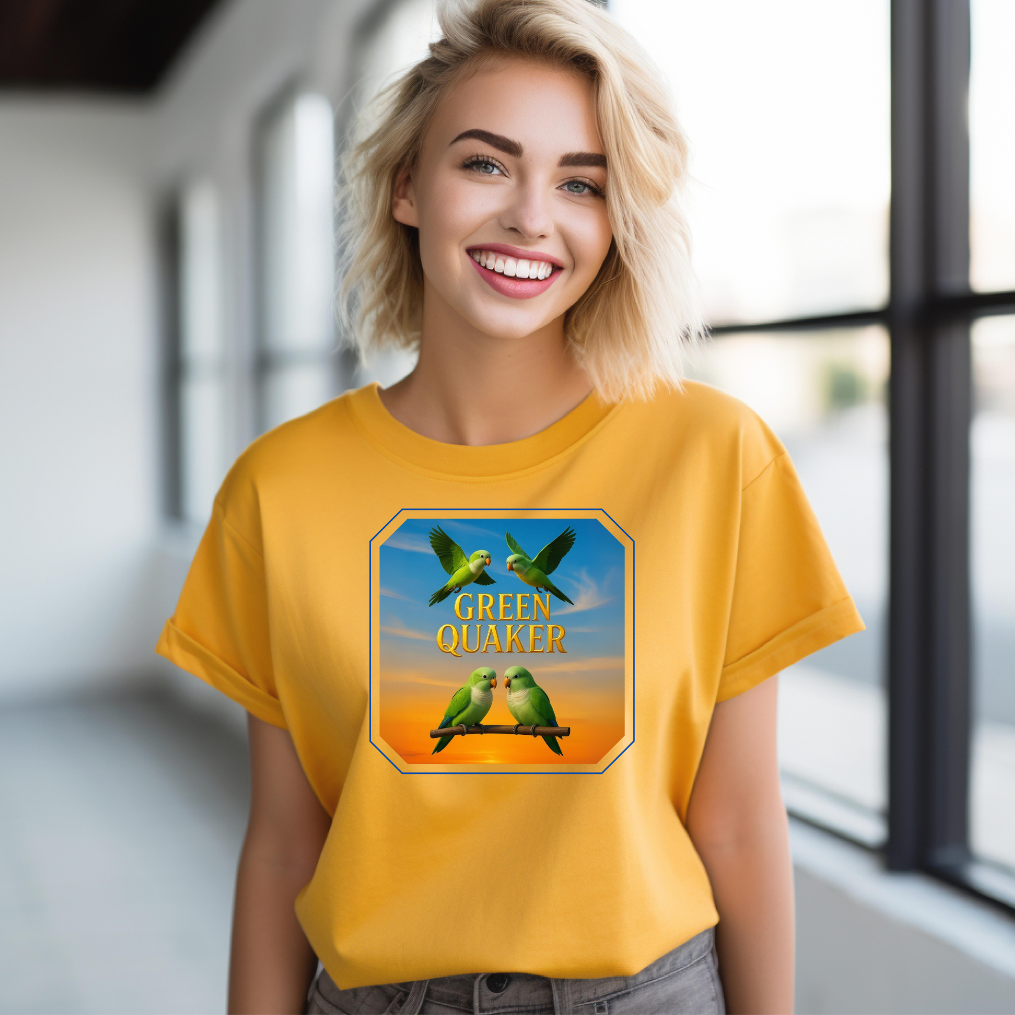 Green Quaker Flying T-Shirt