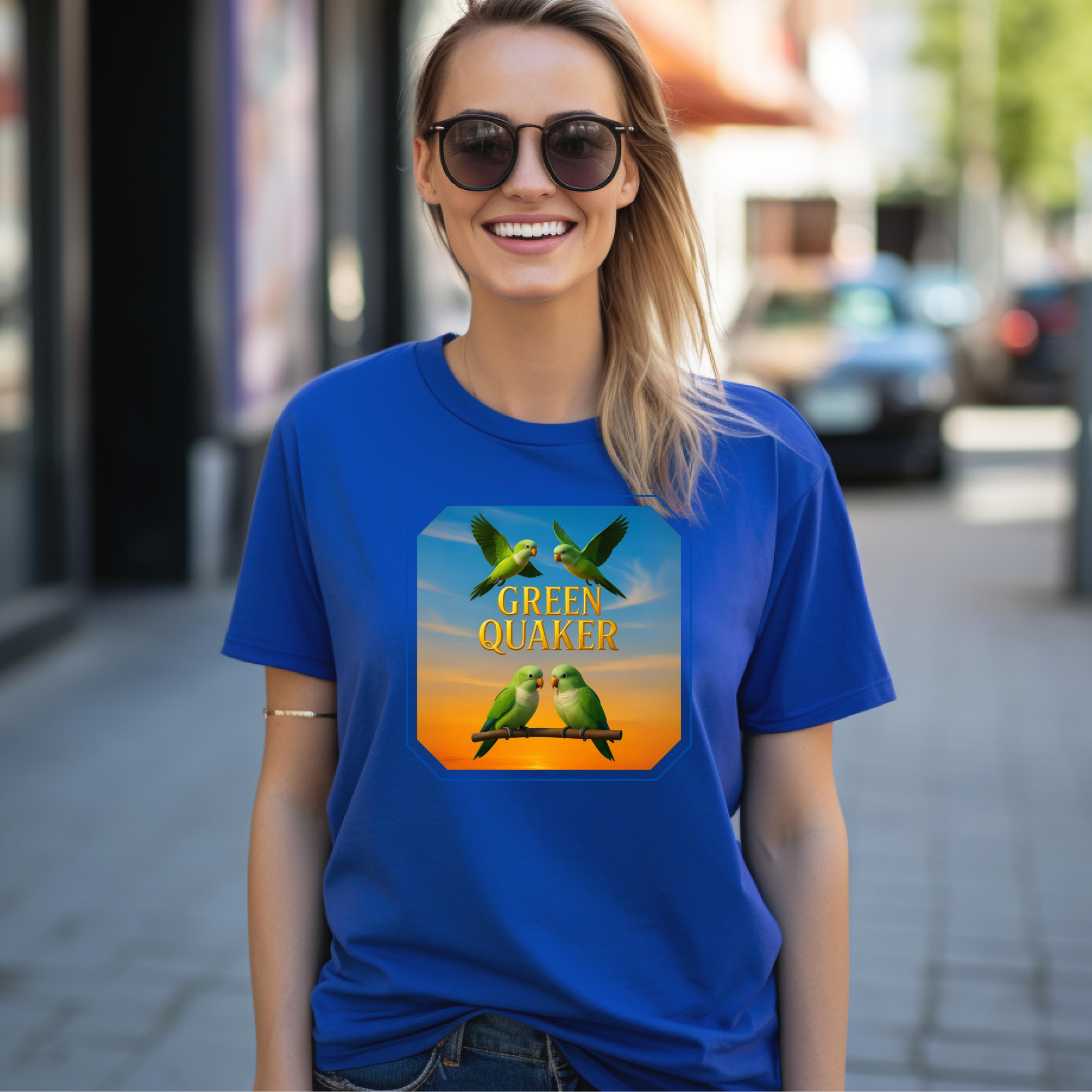 Green Quaker Flying T-Shirt