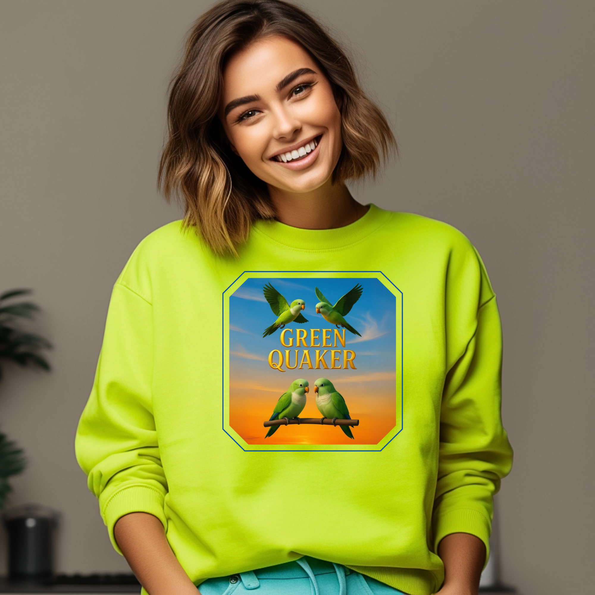 Green Quaker Flying Sweatshirt
