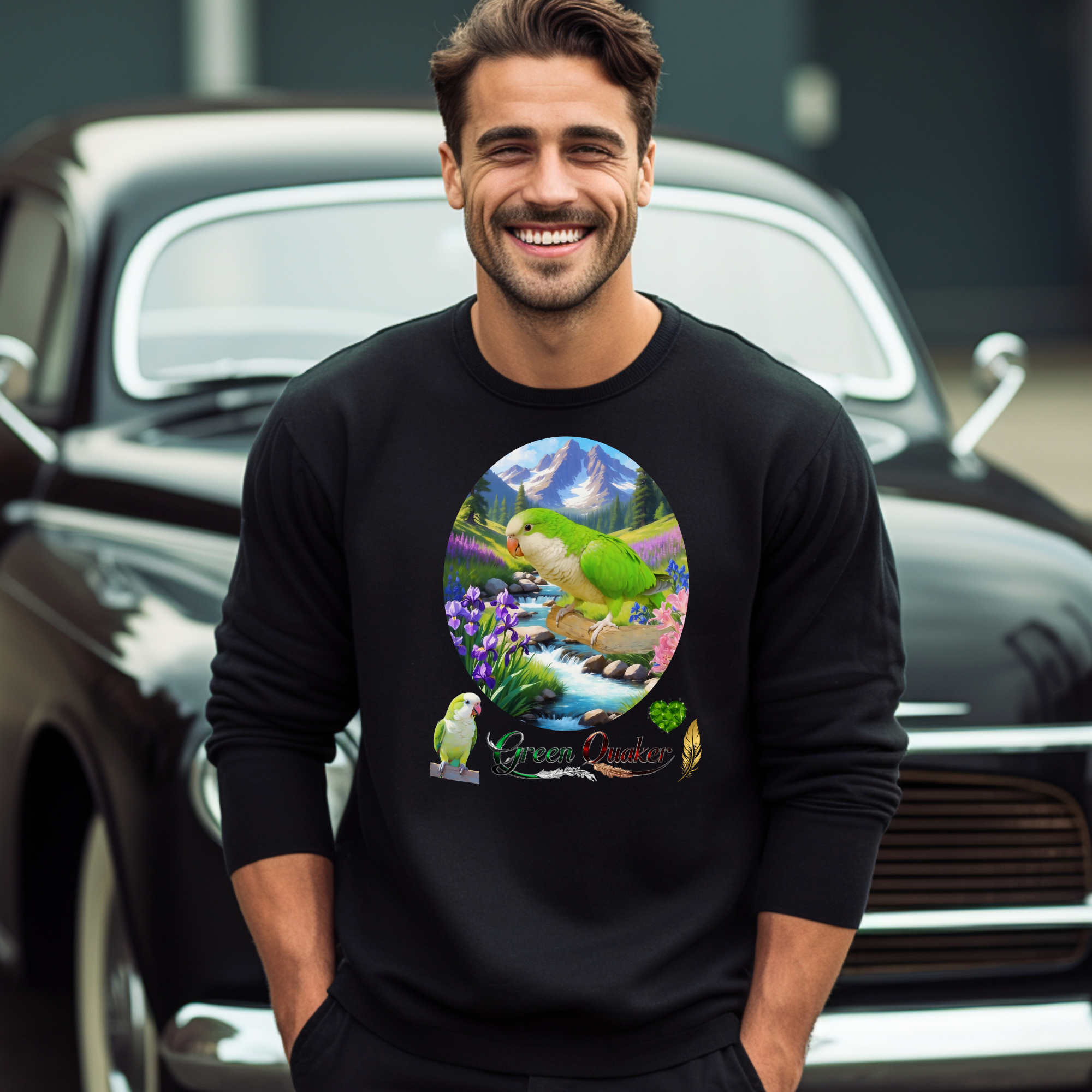 Nature Green Quaker Sweatshirt