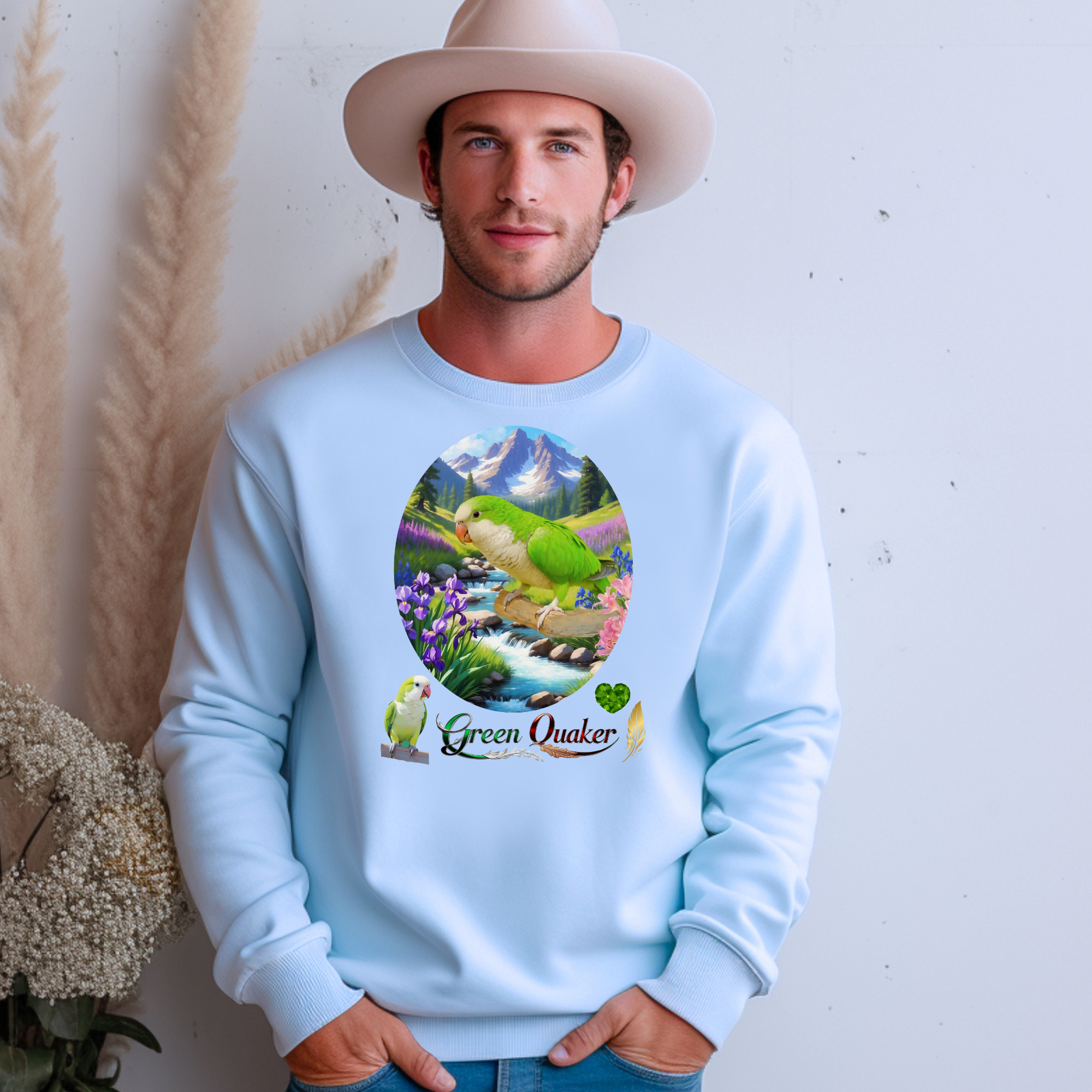 Nature Green Quaker Sweatshirt