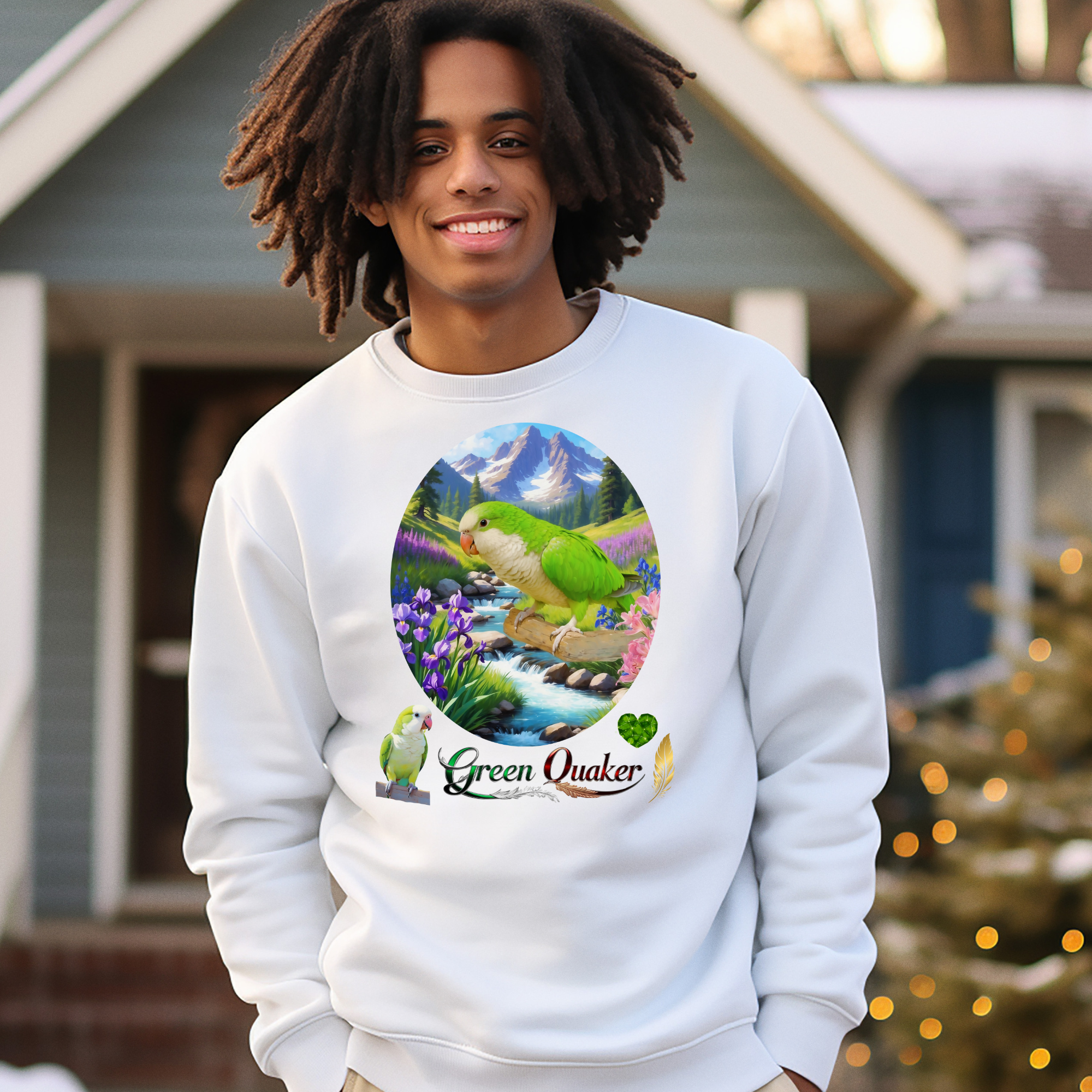 Nature Green Quaker Sweatshirt
