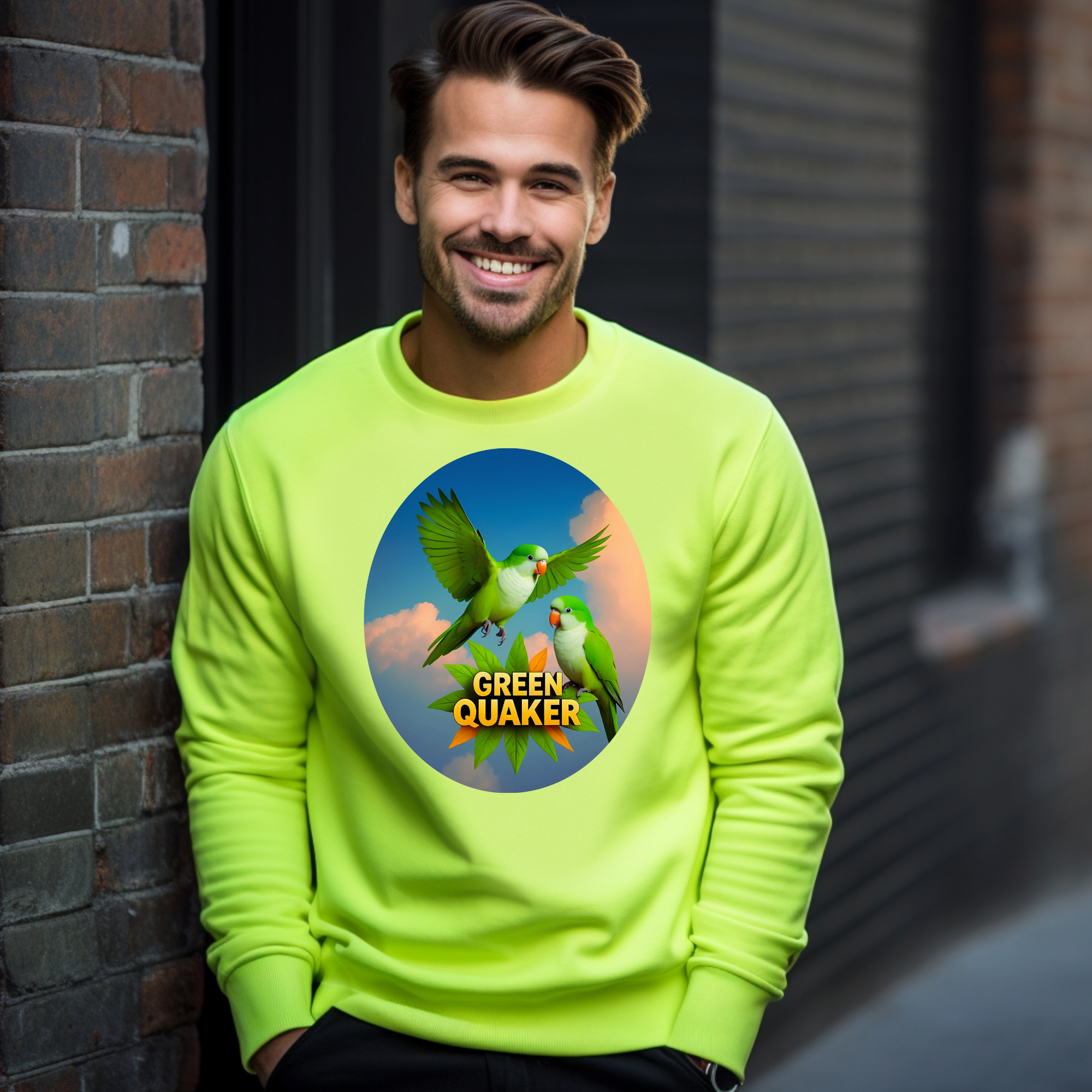Green Quaker Flying Sweatshirt