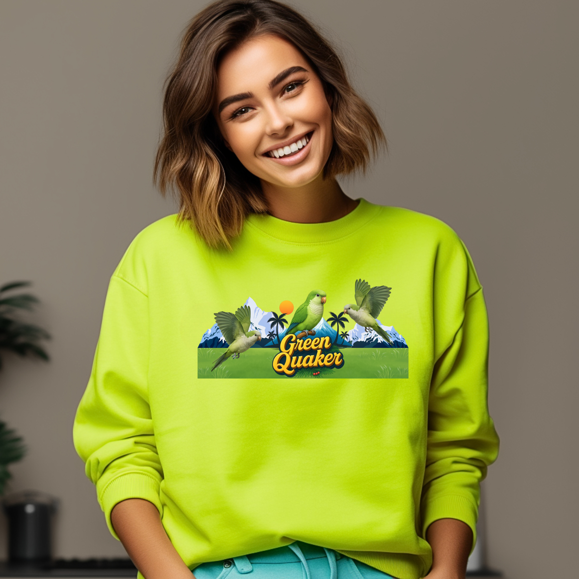 Green Quaker Flying Sweatshirt