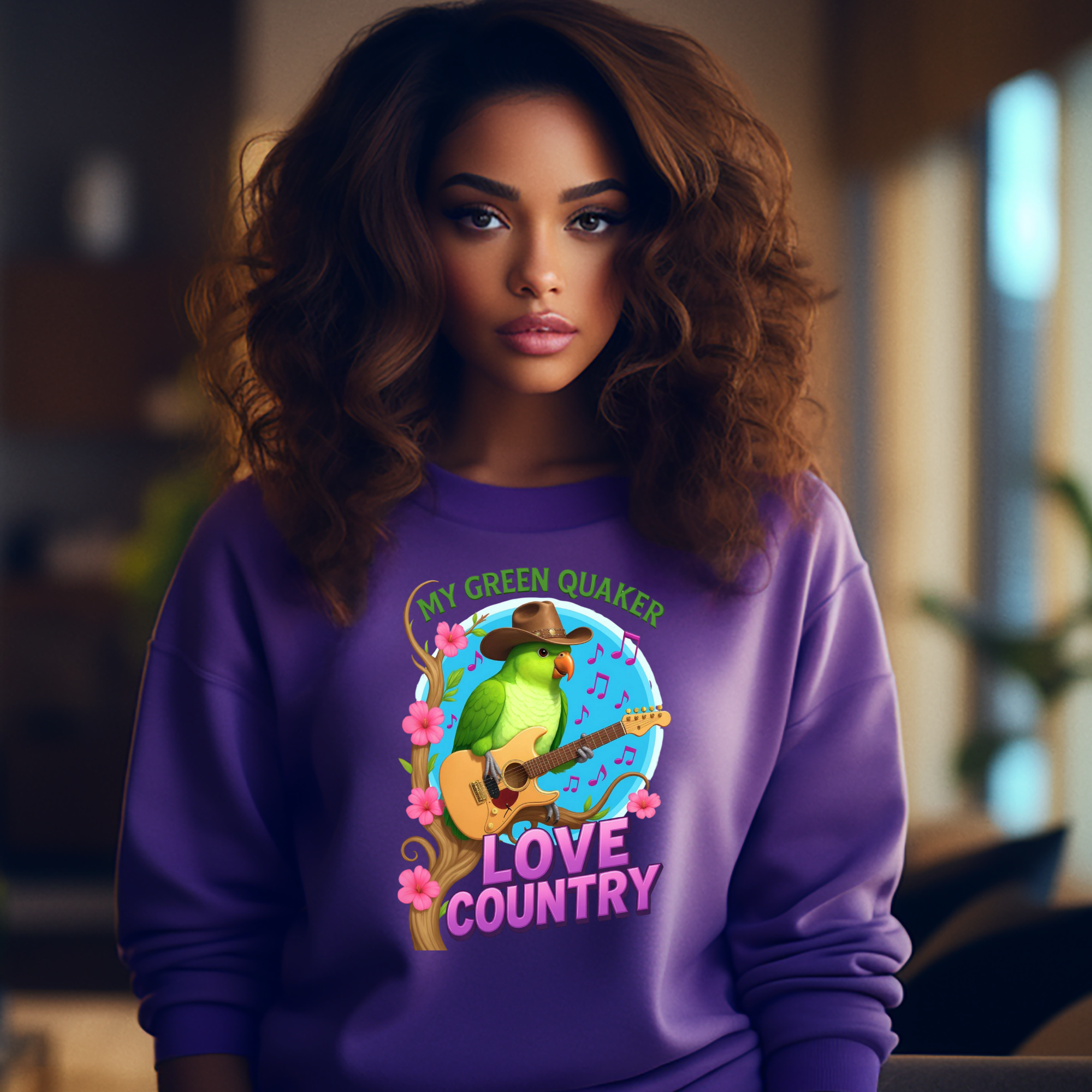 Green Quaker Love Country Sweatshirt