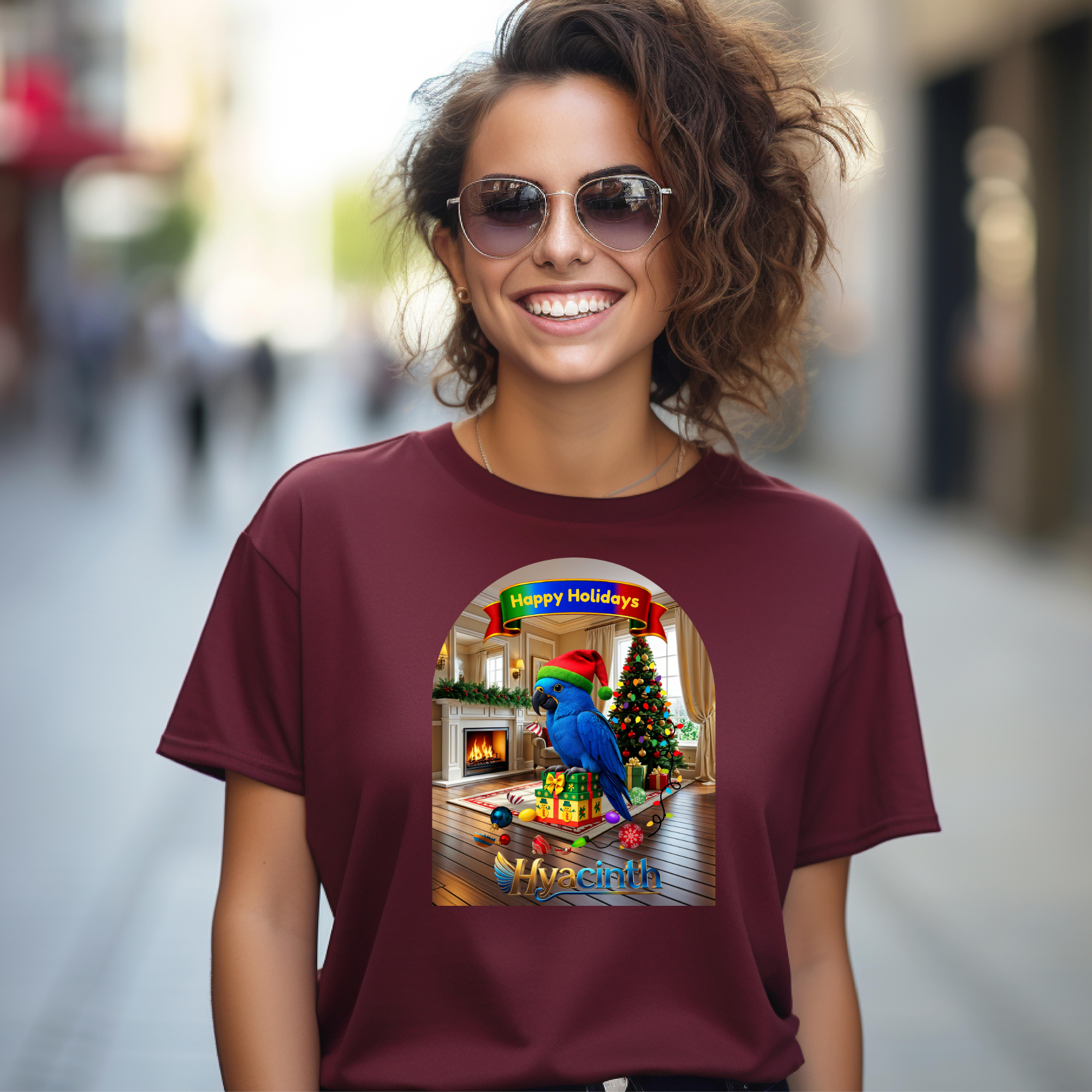 Happy Holidays Hyacinth T-Shirt