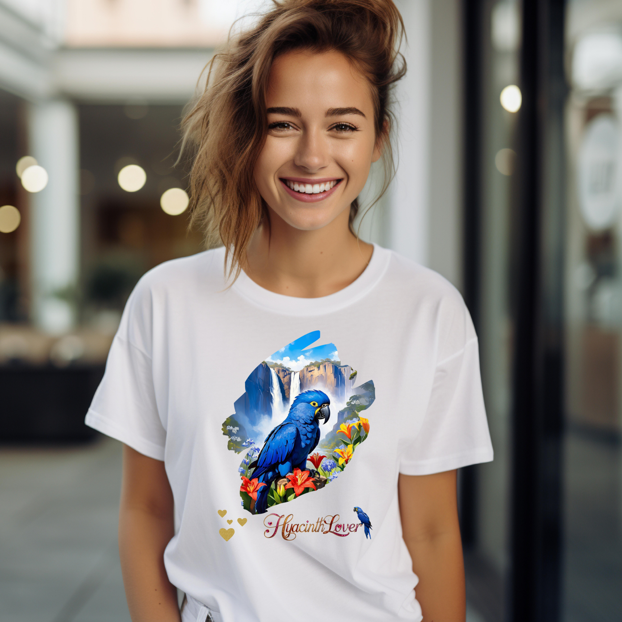 Hyacinth Lover Waterfall T-Shirt
