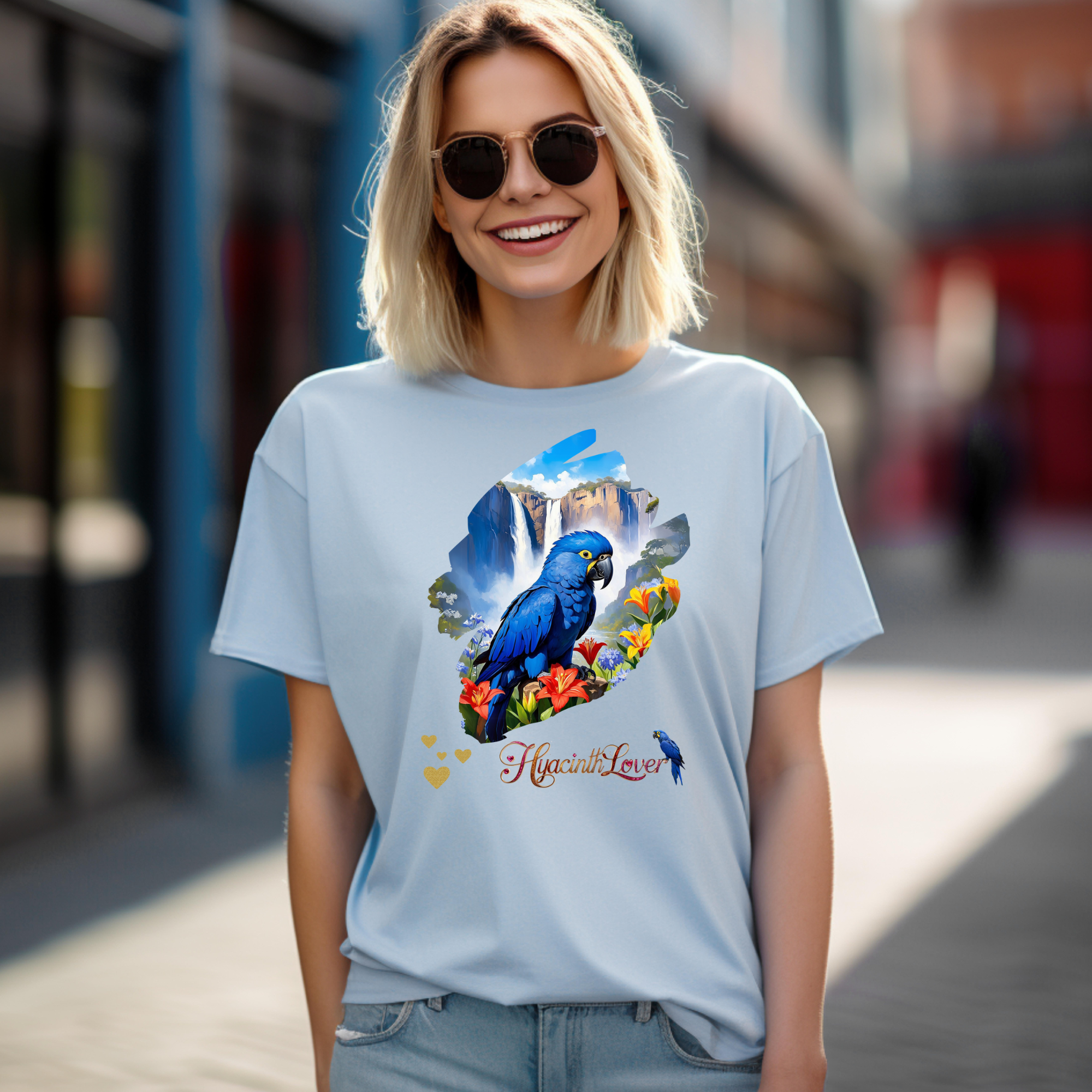 Hyacinth Lover Waterfall T-Shirt