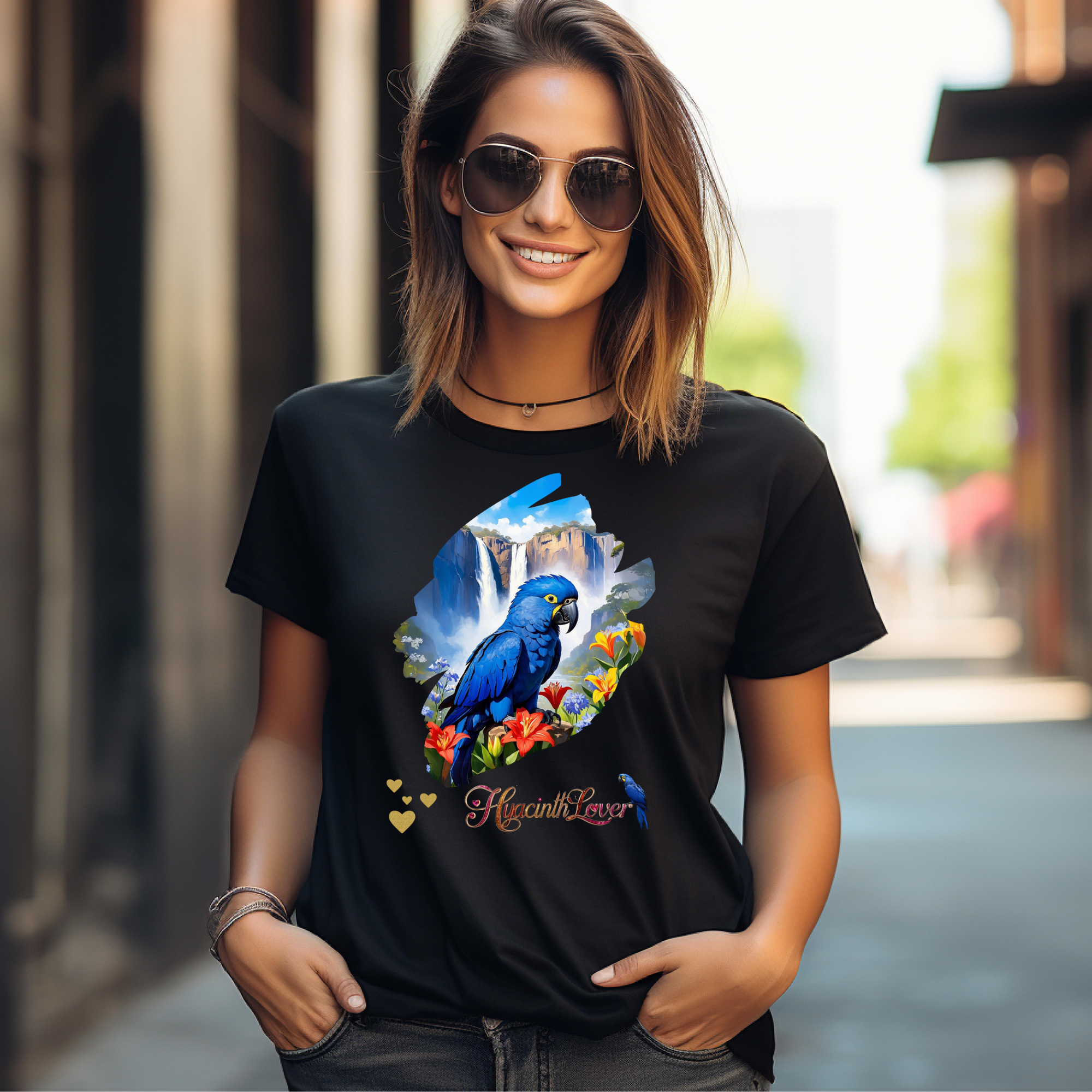 Hyacinth Lover Waterfall T-Shirt