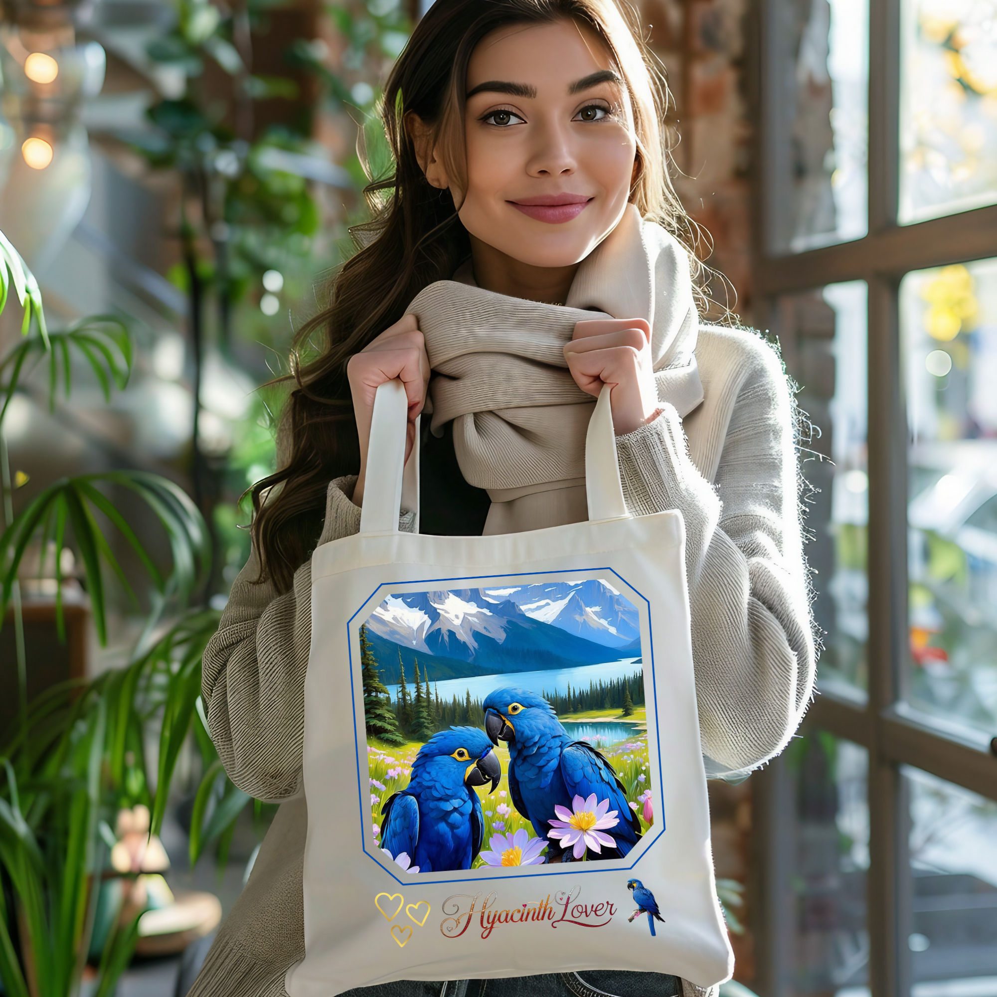Mountain Hyacinth Lover Tote Bag