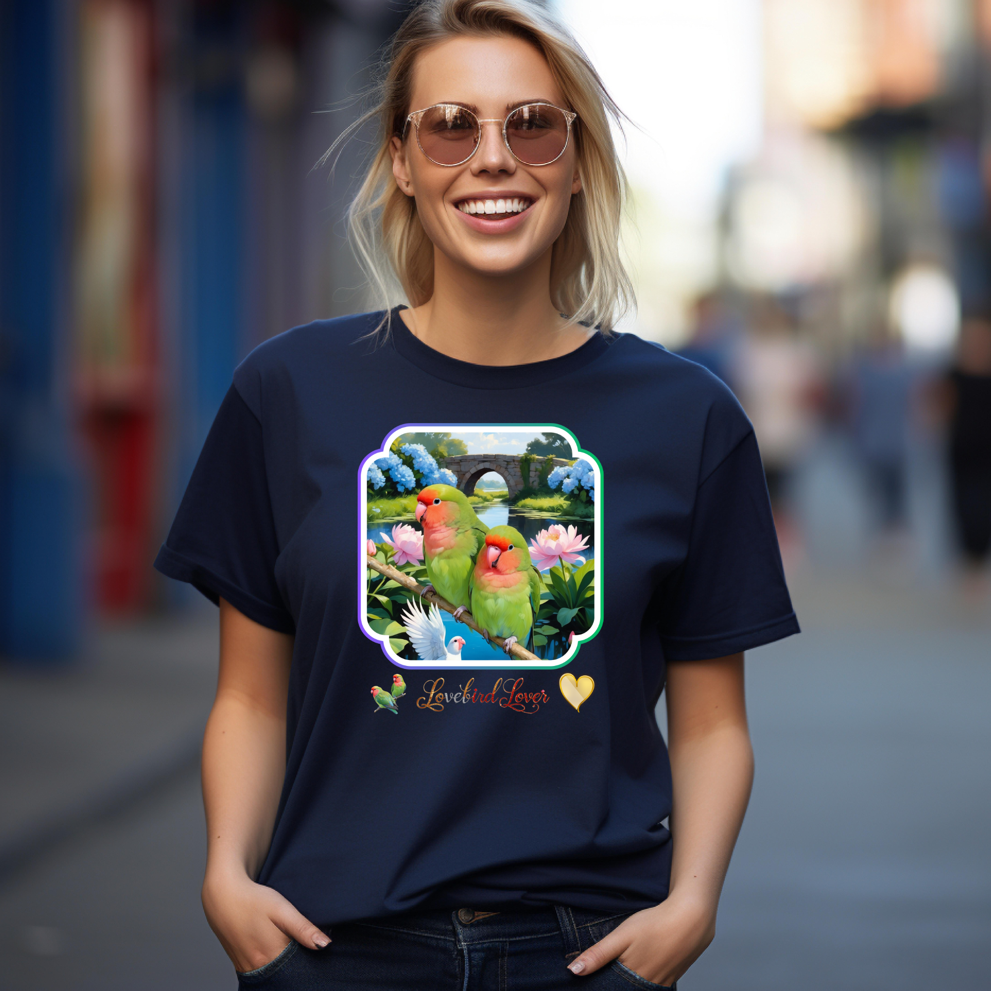 Bridge Lovebird Lover T-Shirt