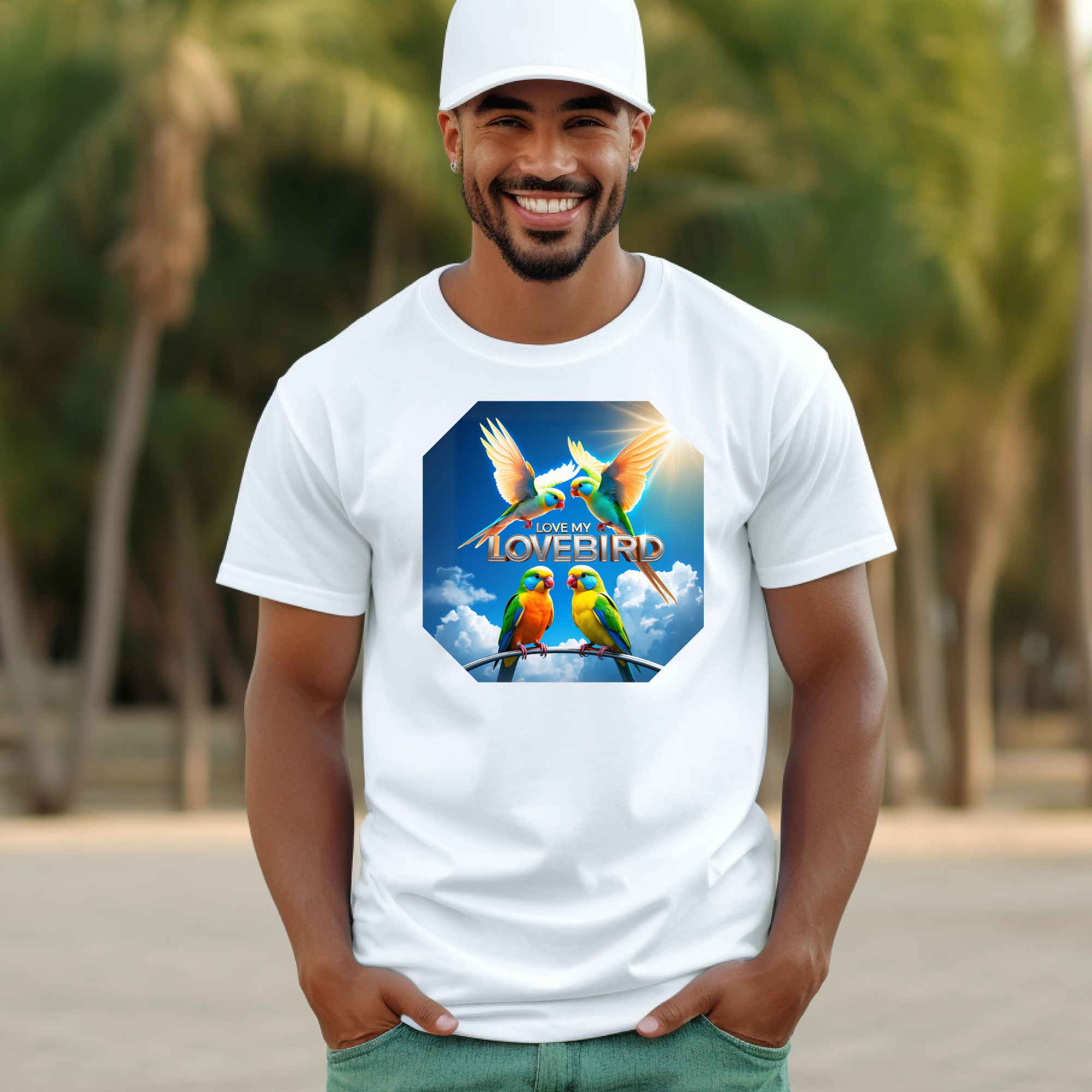 Love My Lovebird Flying T-Shirt