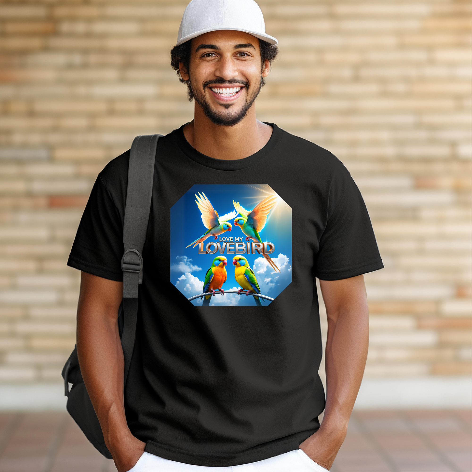 Love My Lovebird Flying T-Shirt