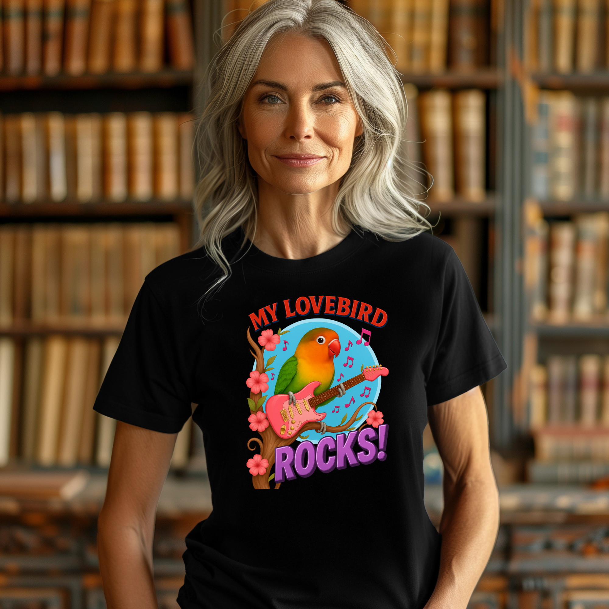 My Lovebird Rocks Music T-Shirt