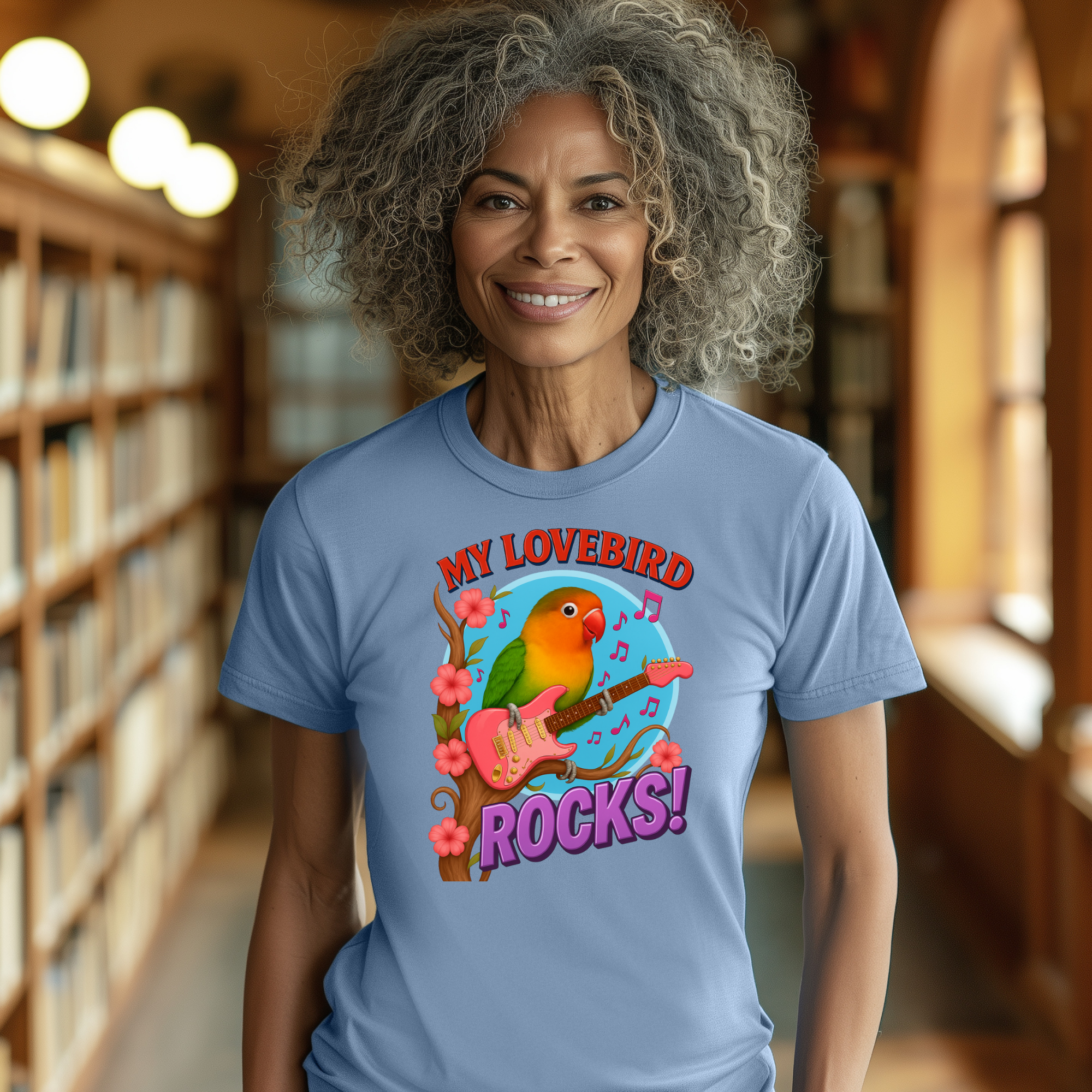 My Lovebird Rocks Music T-Shirt