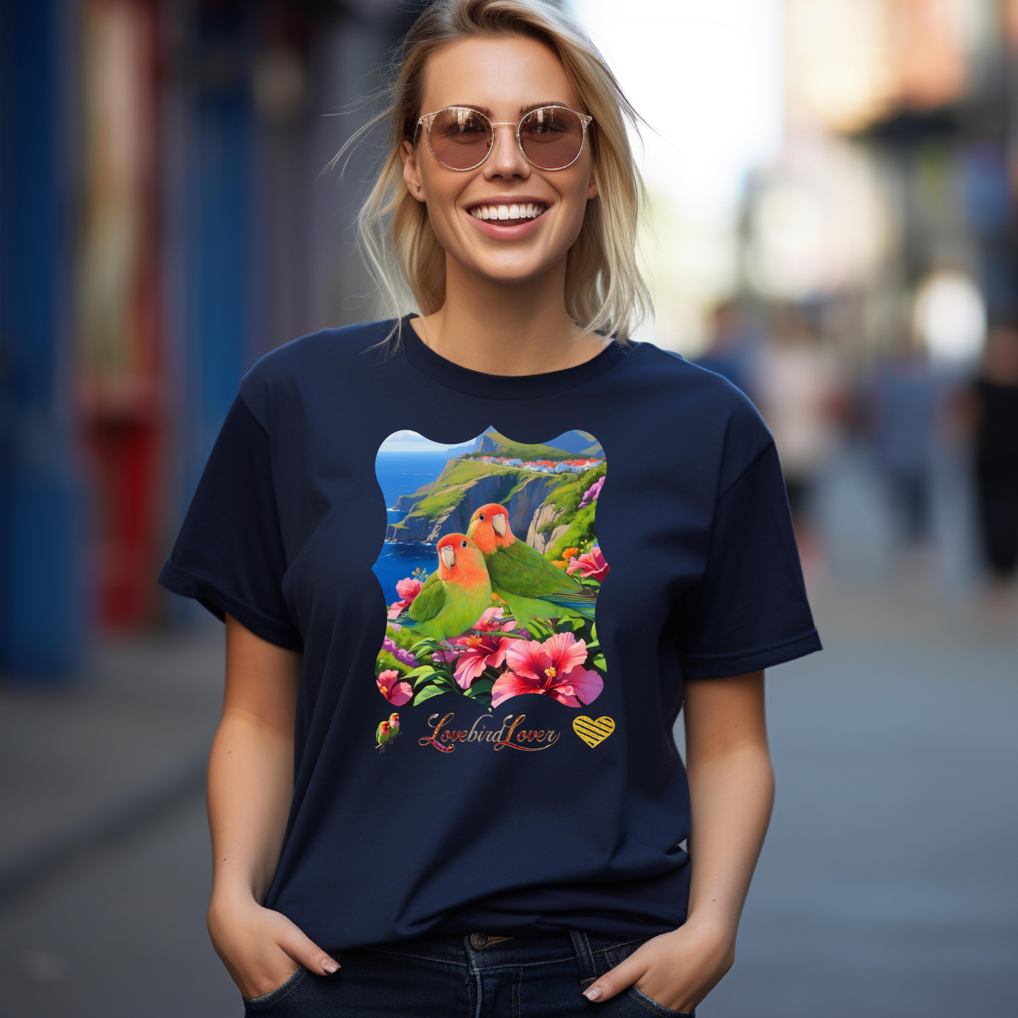 Lovebird Lover Mountain T-Shirt