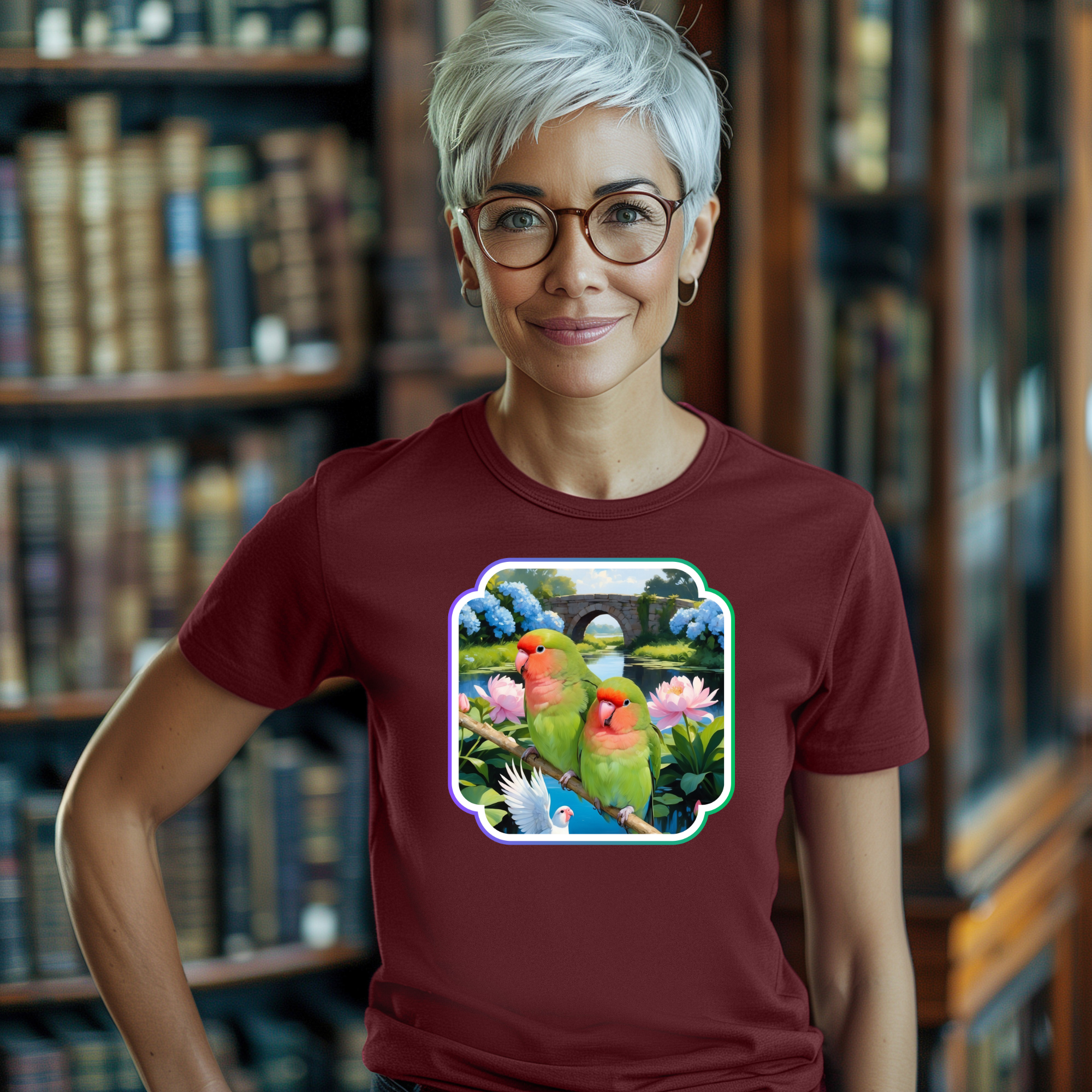 Lovebird Lover Bridge T-Shirt