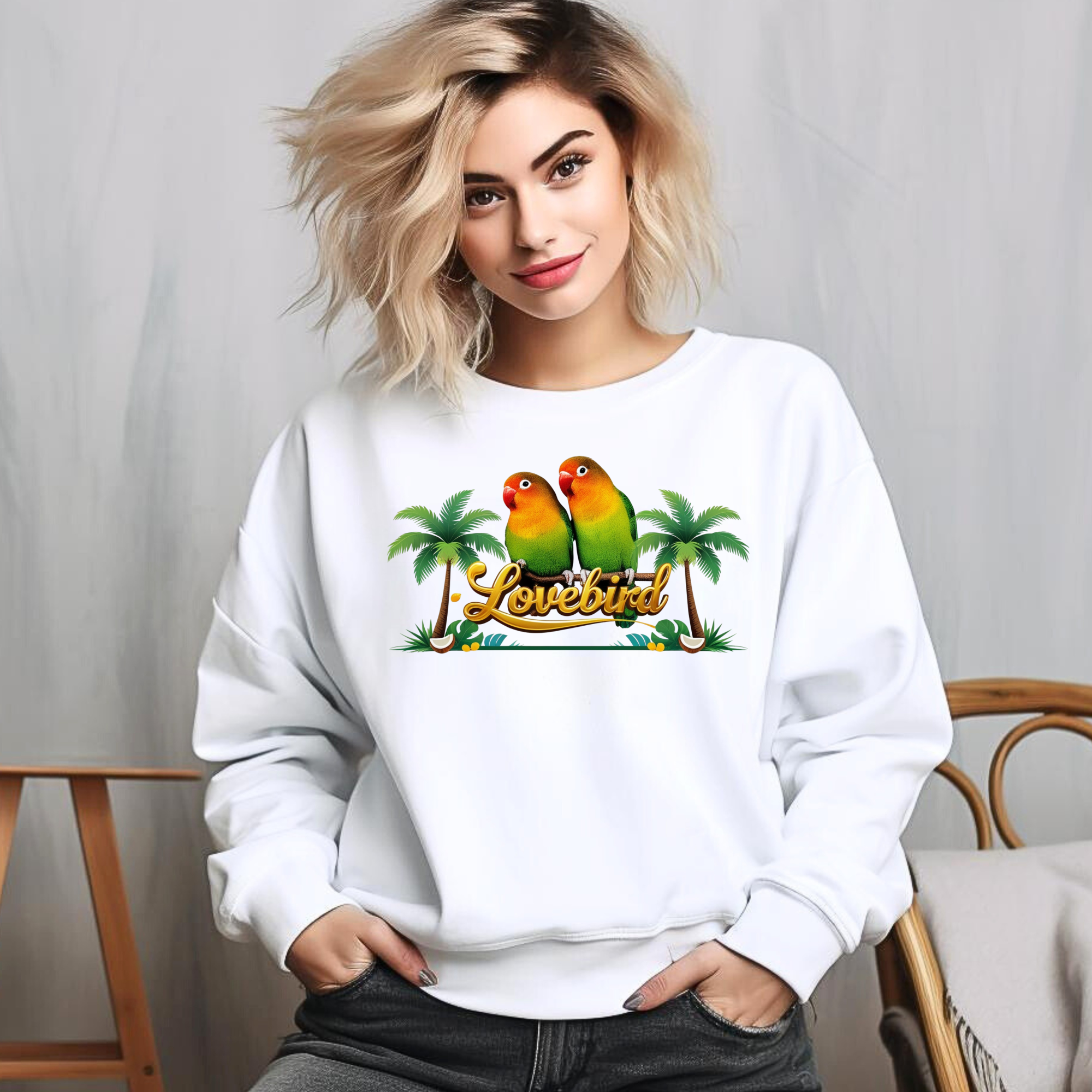 Lovebird's Palm Tree Sweatshirt