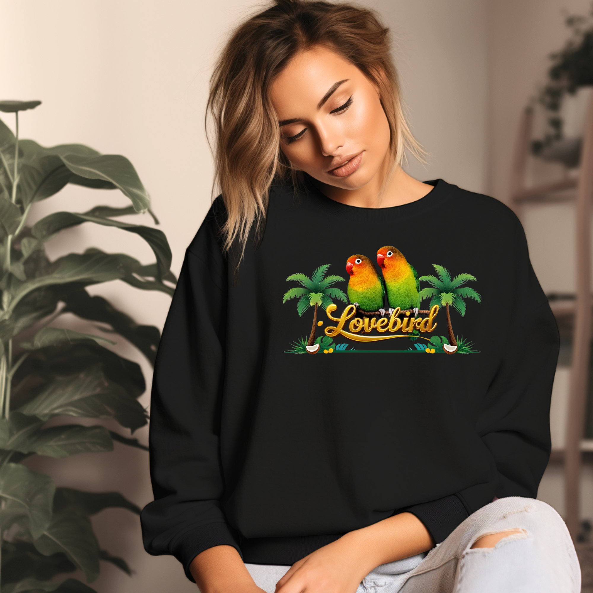 Lovebird's Palm Tree Sweatshirt
