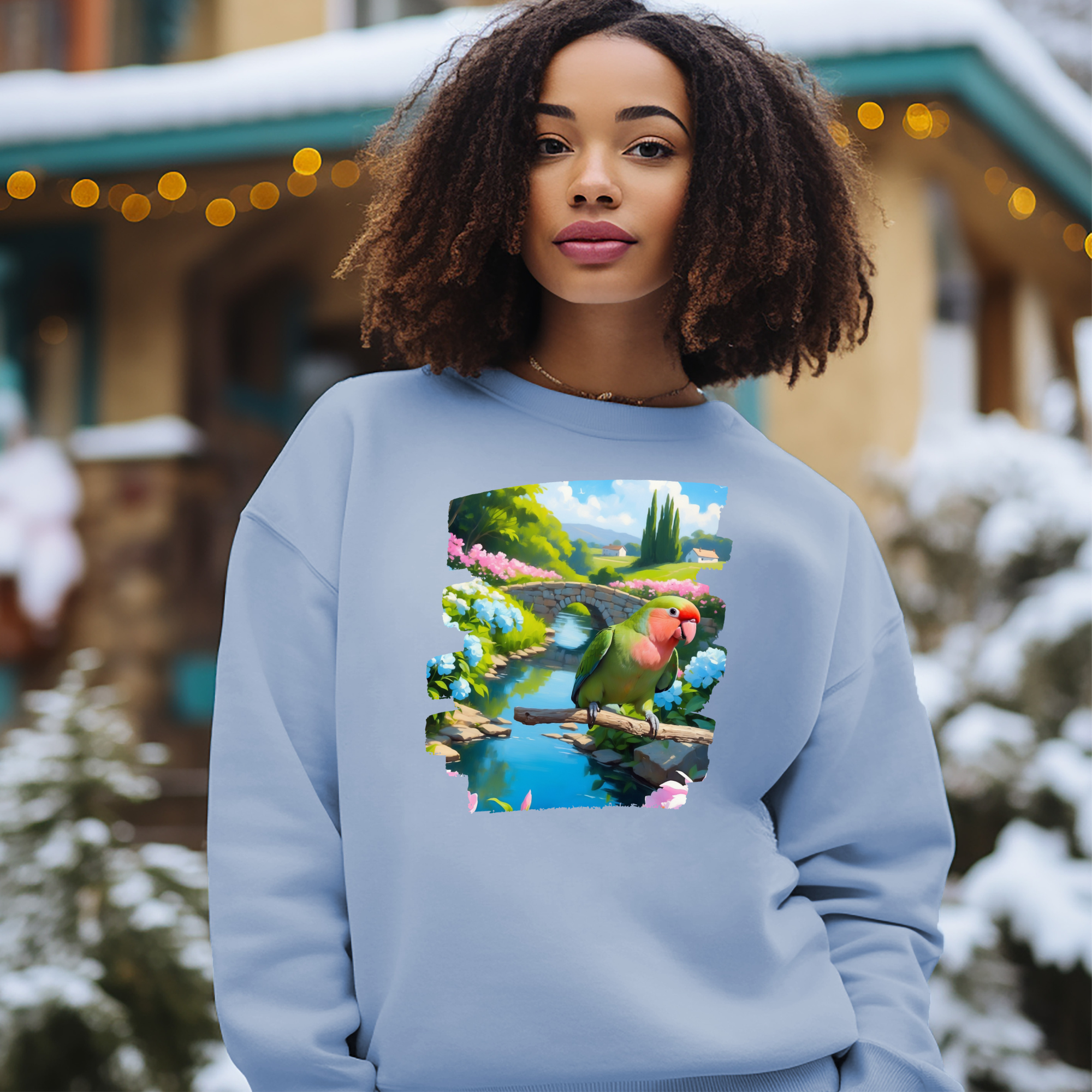 Lovebird Lover Bridge Sweatshirt