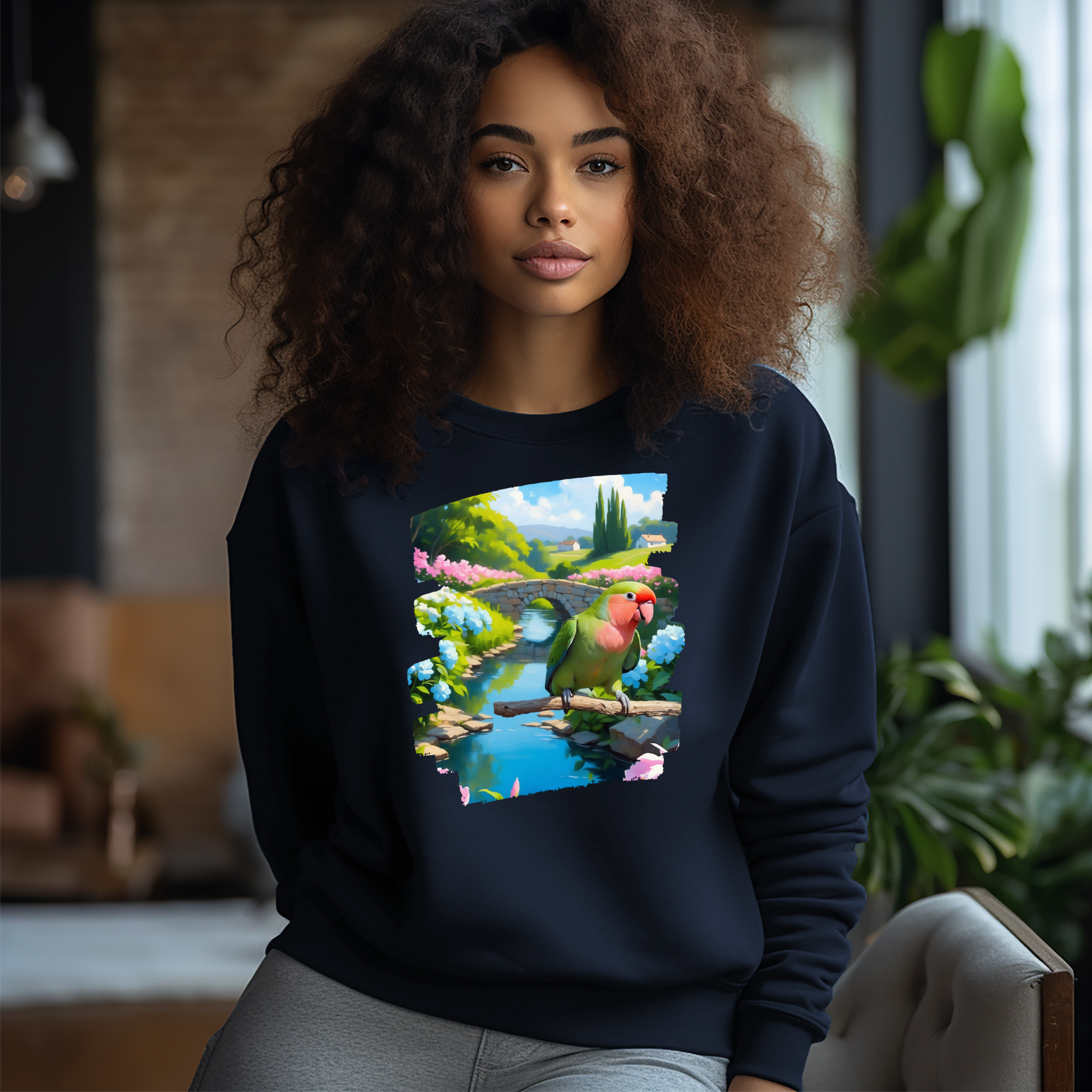 Lovebird Lover Bridge Sweatshirt