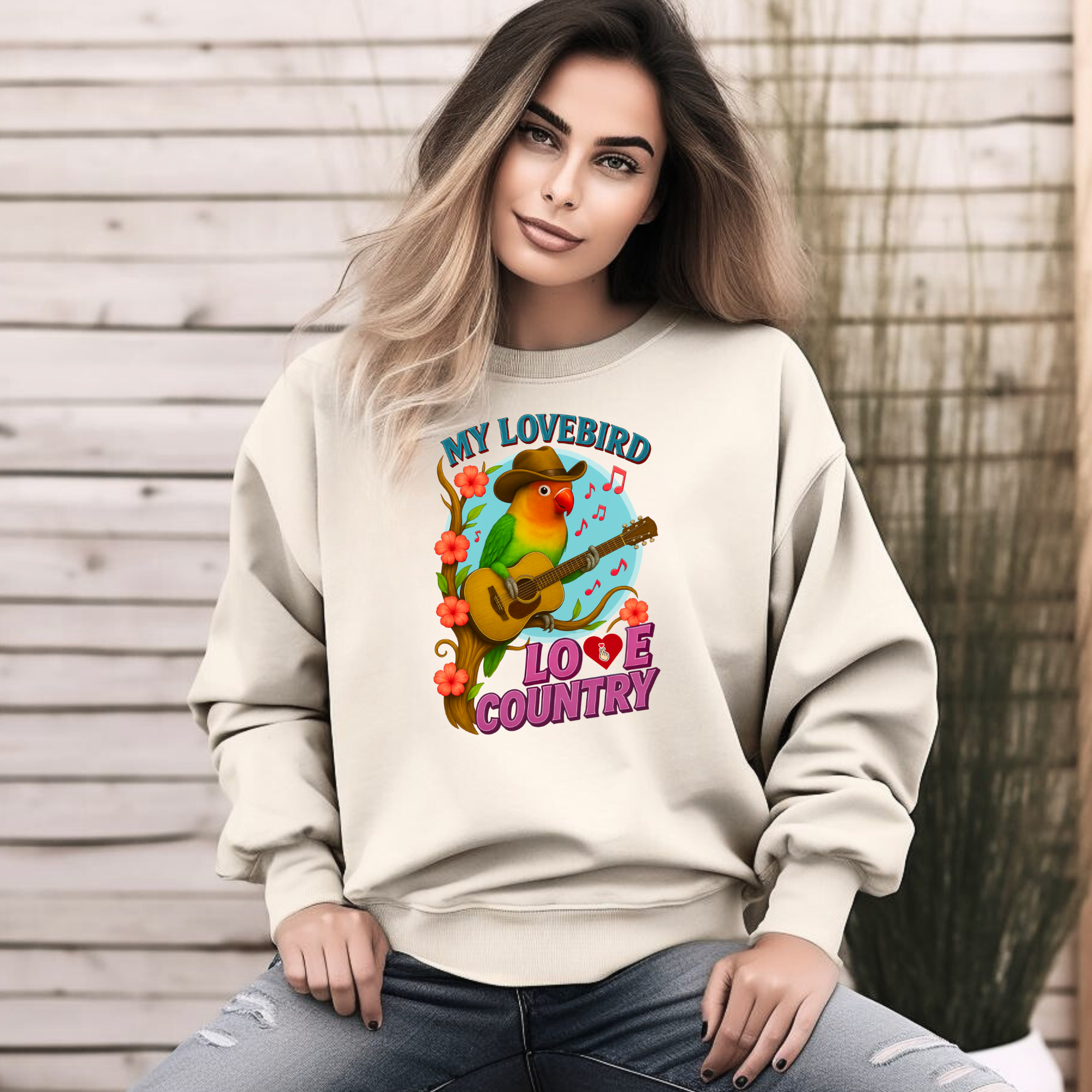 Lovebird Love Country Sweatshirt