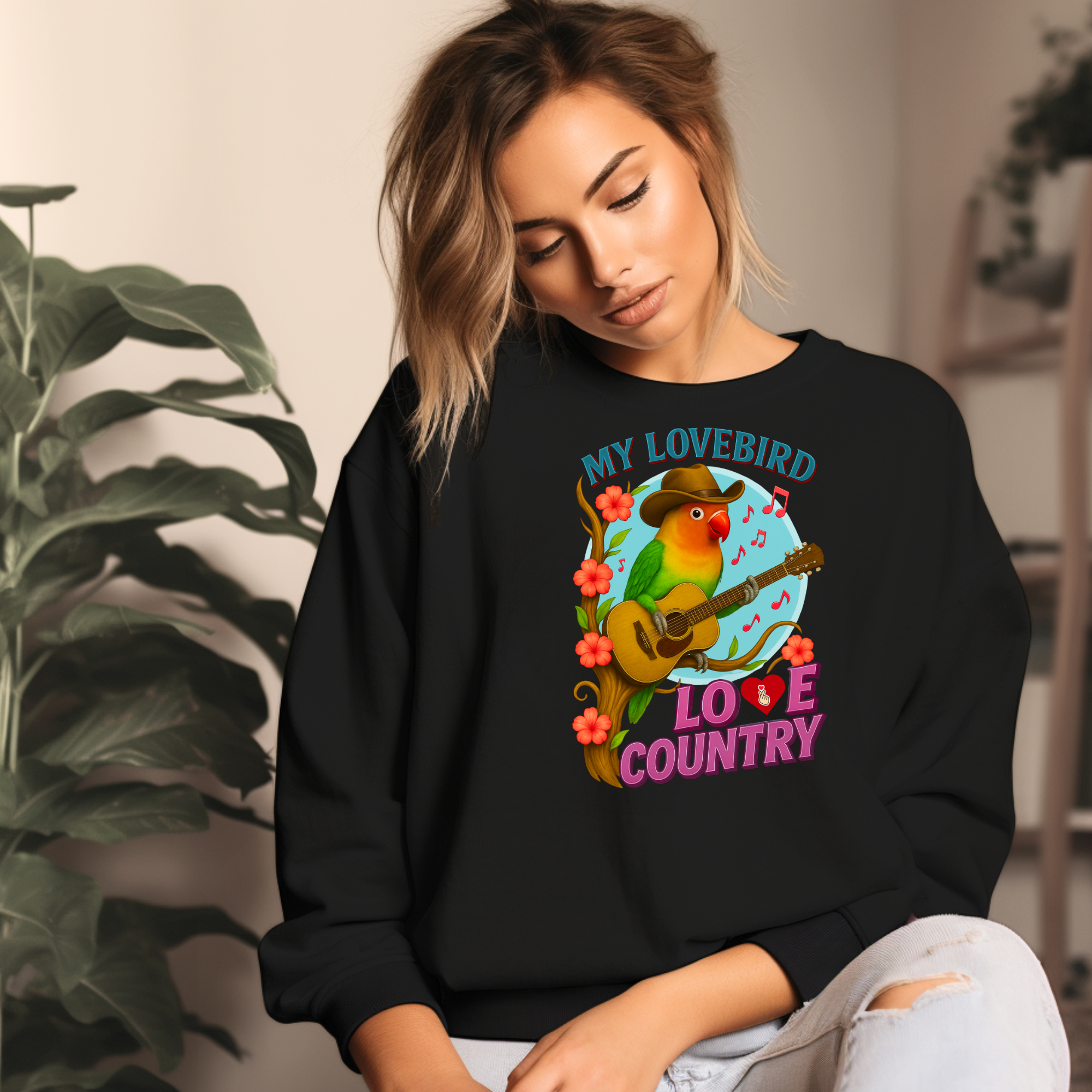 Lovebird Love Country Sweatshirt