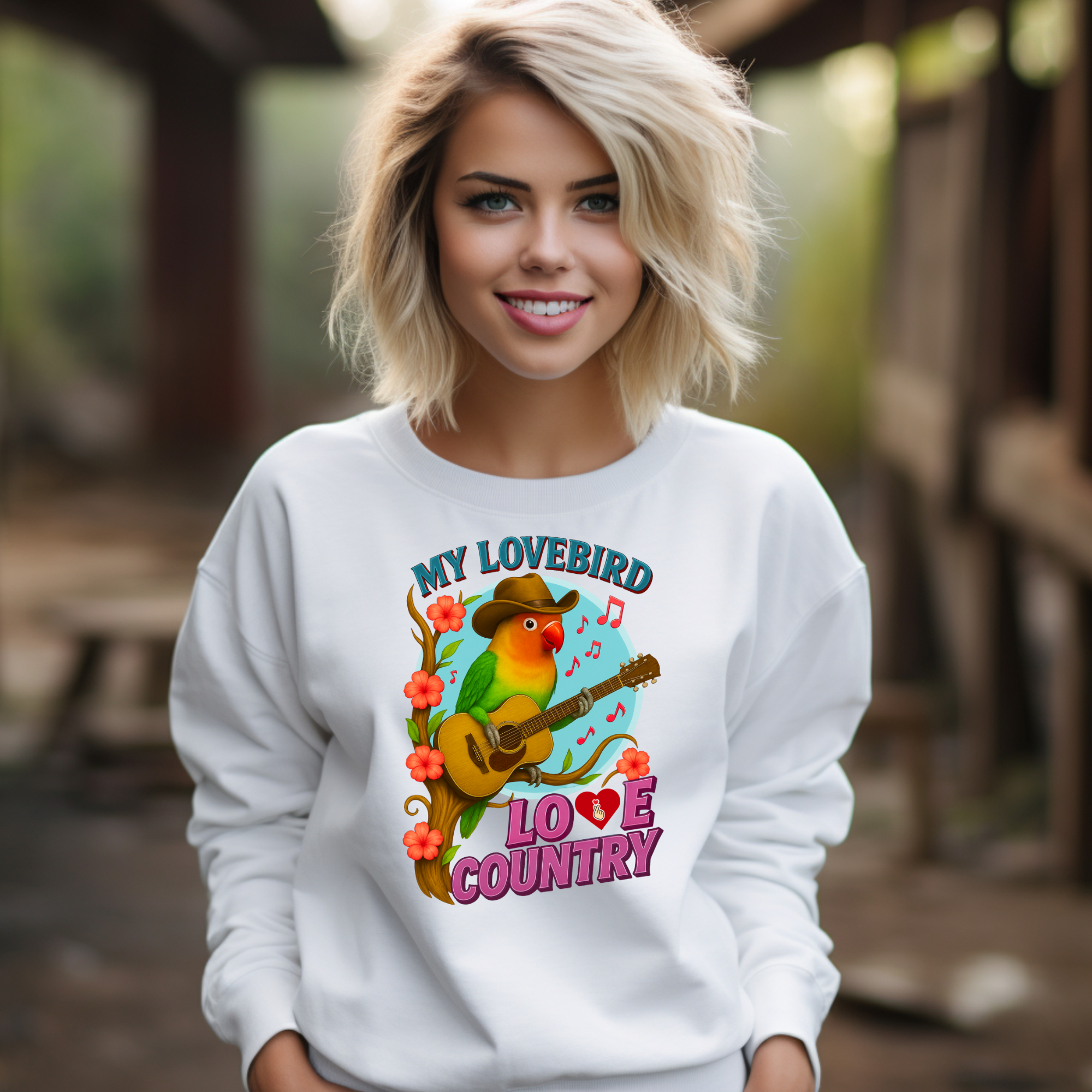 Lovebird Love Country Sweatshirt