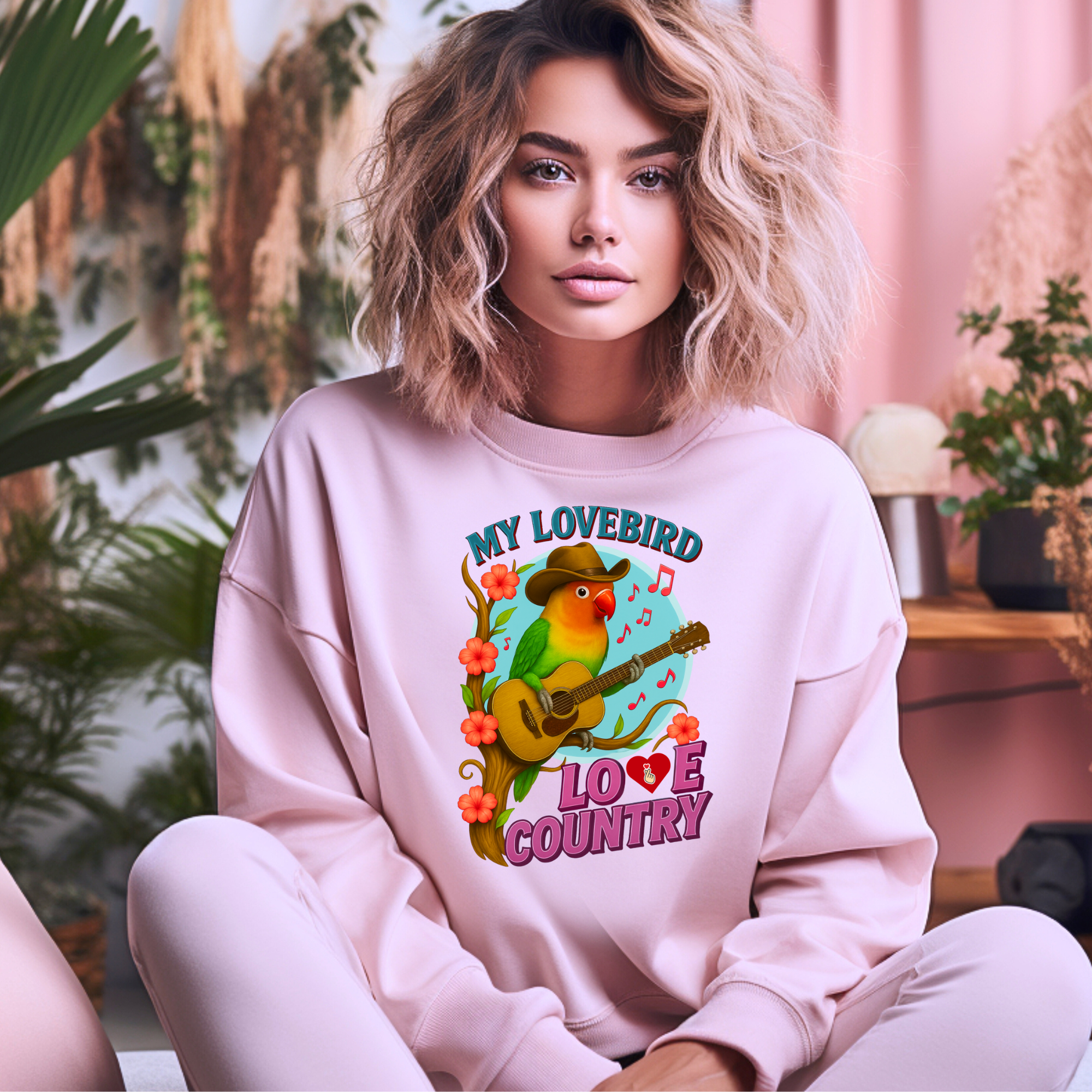 Lovebird Love Country Sweatshirt