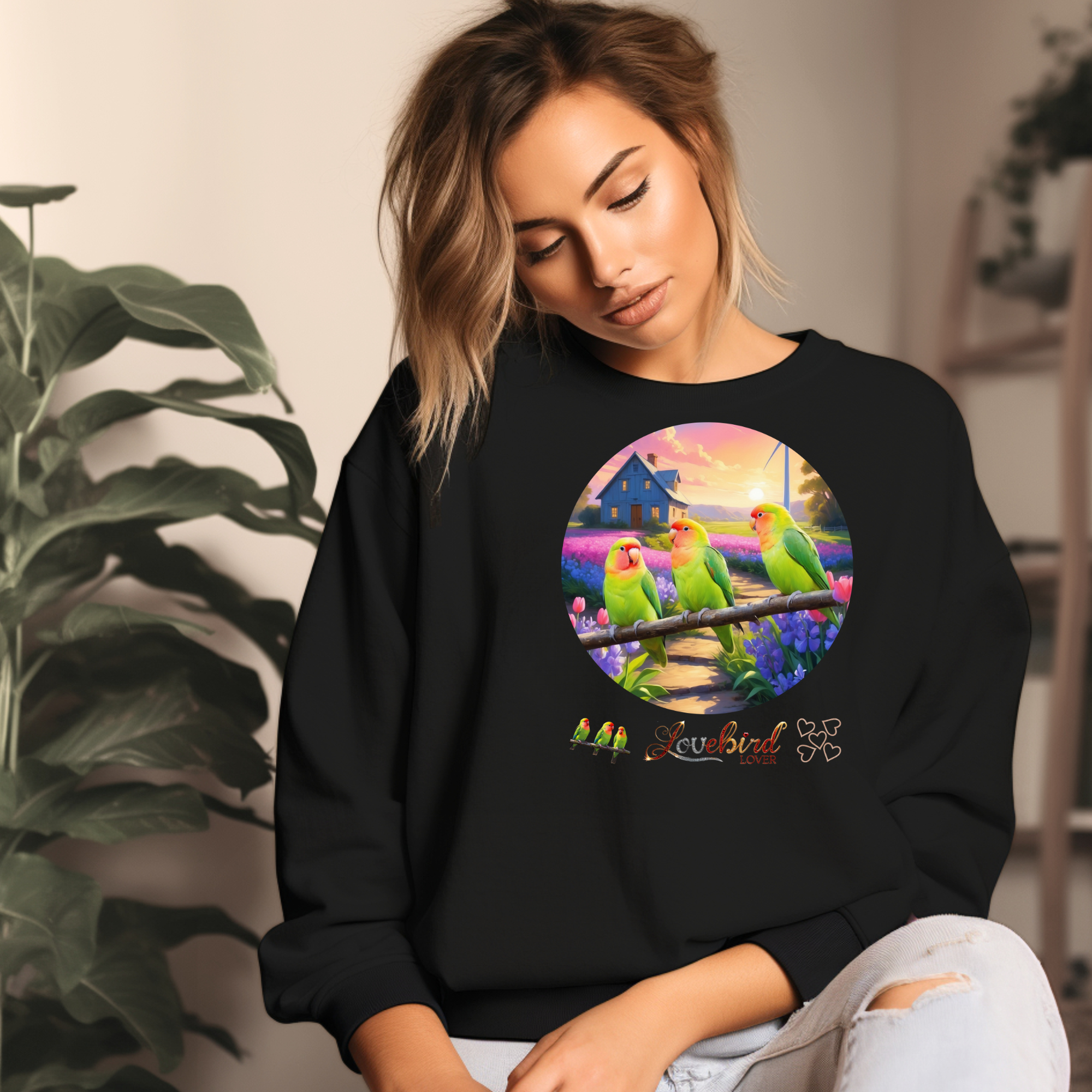 Lovebird Lover Sunset Sweatshirt