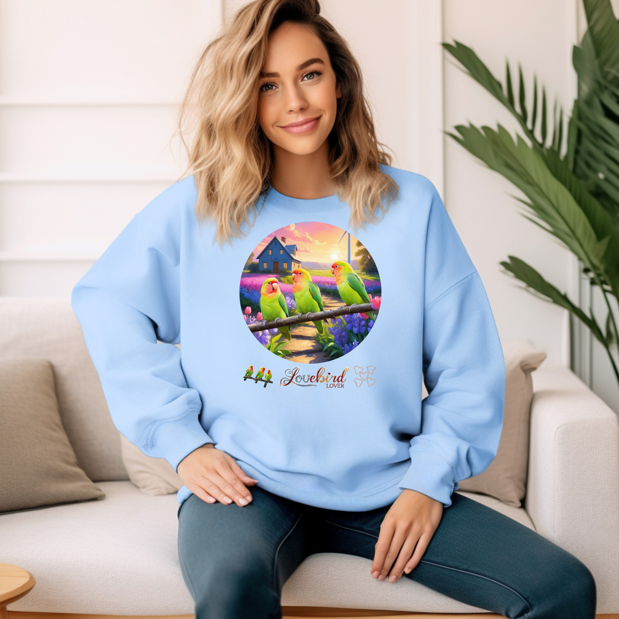 Lovebird Lover Sunset Sweatshirt