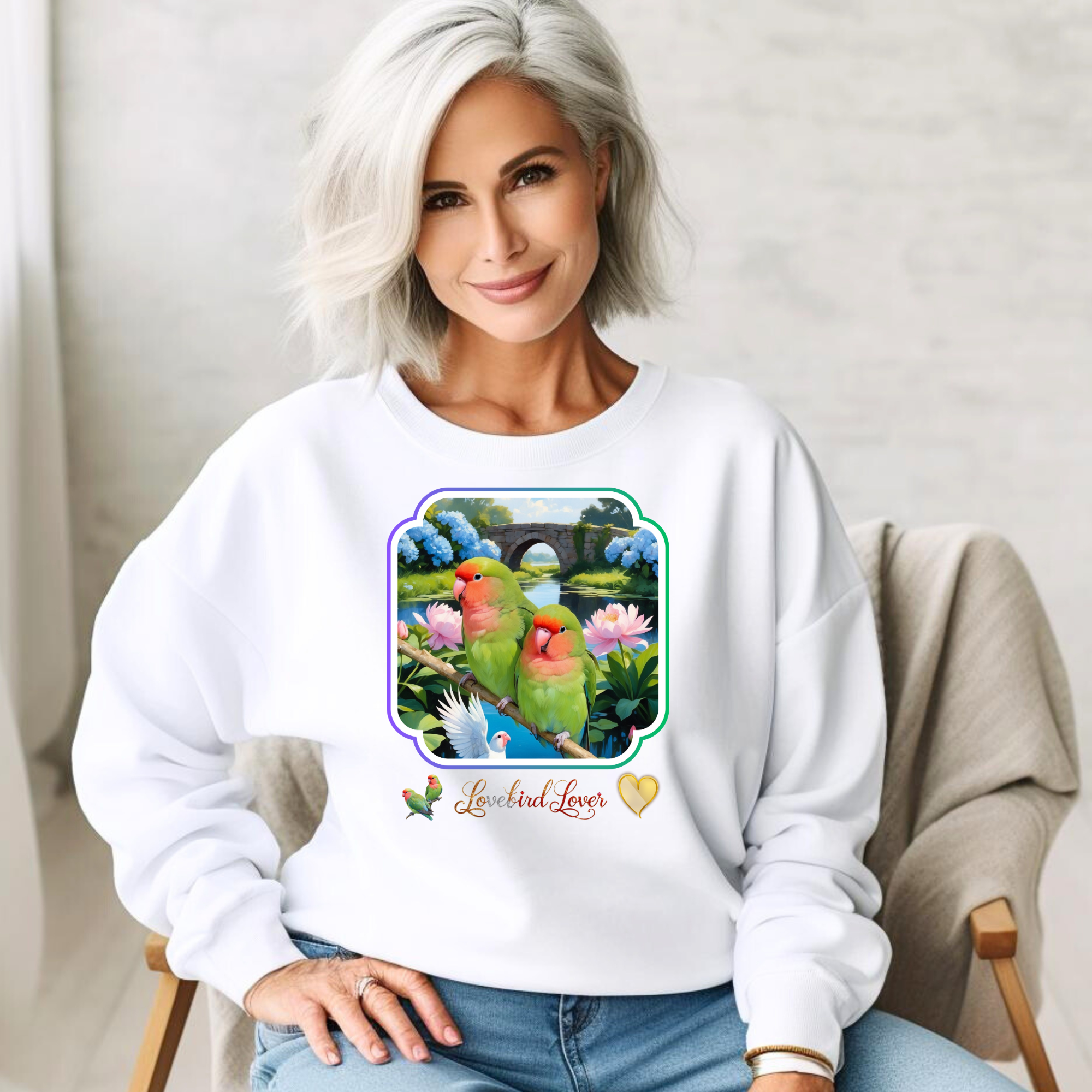 Lovebird Lover Bridge Sweatshirt