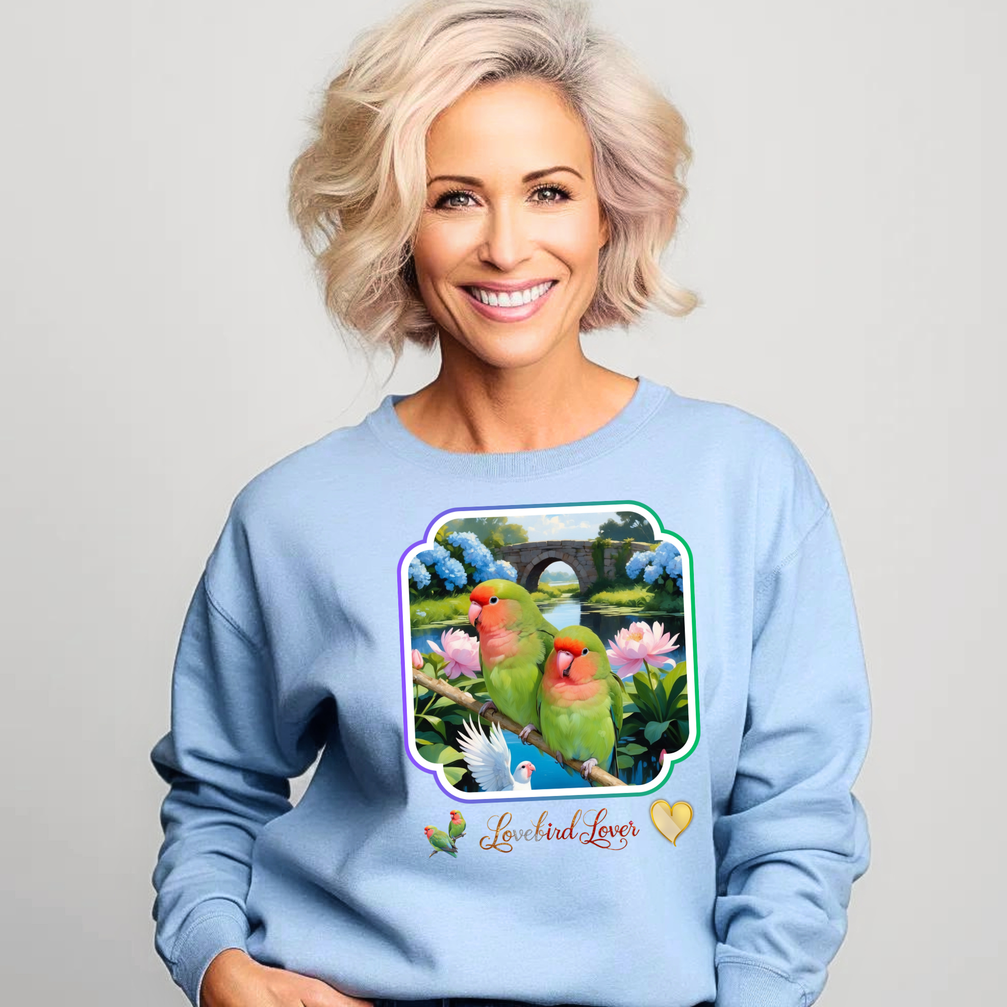 Lovebird Lover Bridge Sweatshirt