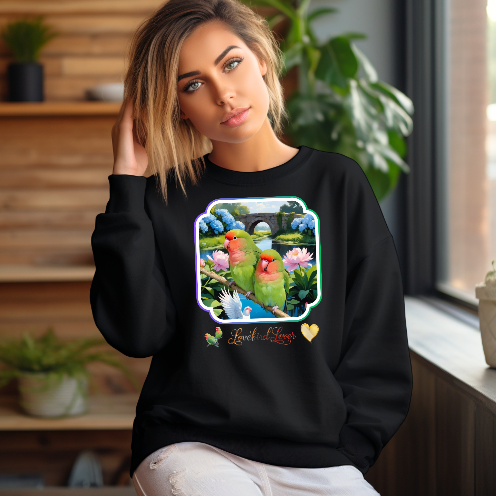 Lovebird Lover Bridge Sweatshirt