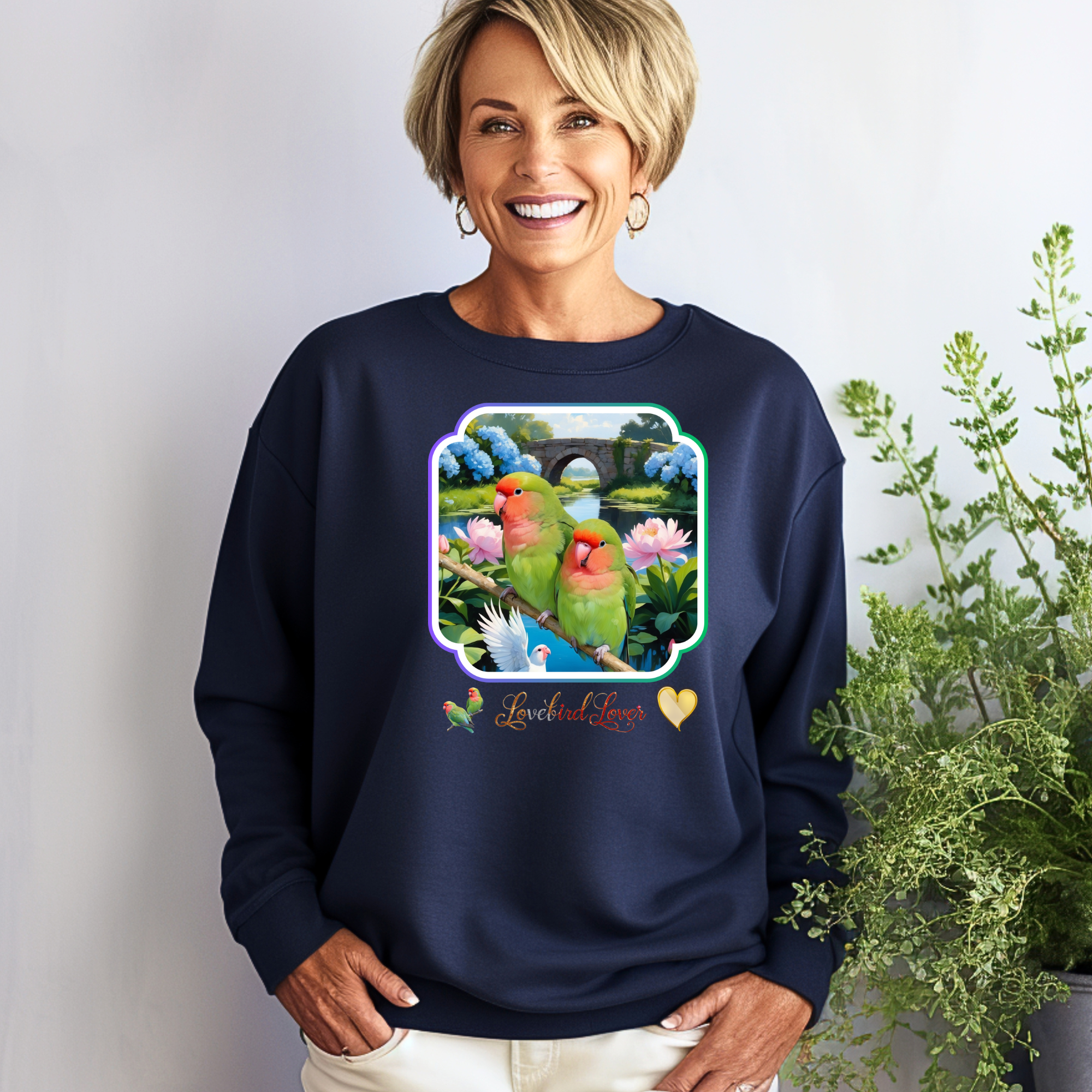 Lovebird Lover Bridge Sweatshirt